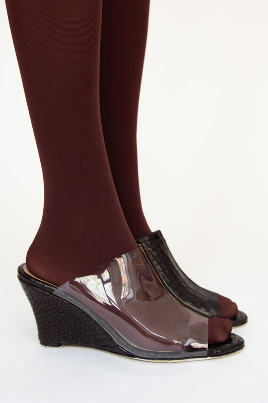 MR. LARKIN, Elliott Wedge, Mahogany Croc