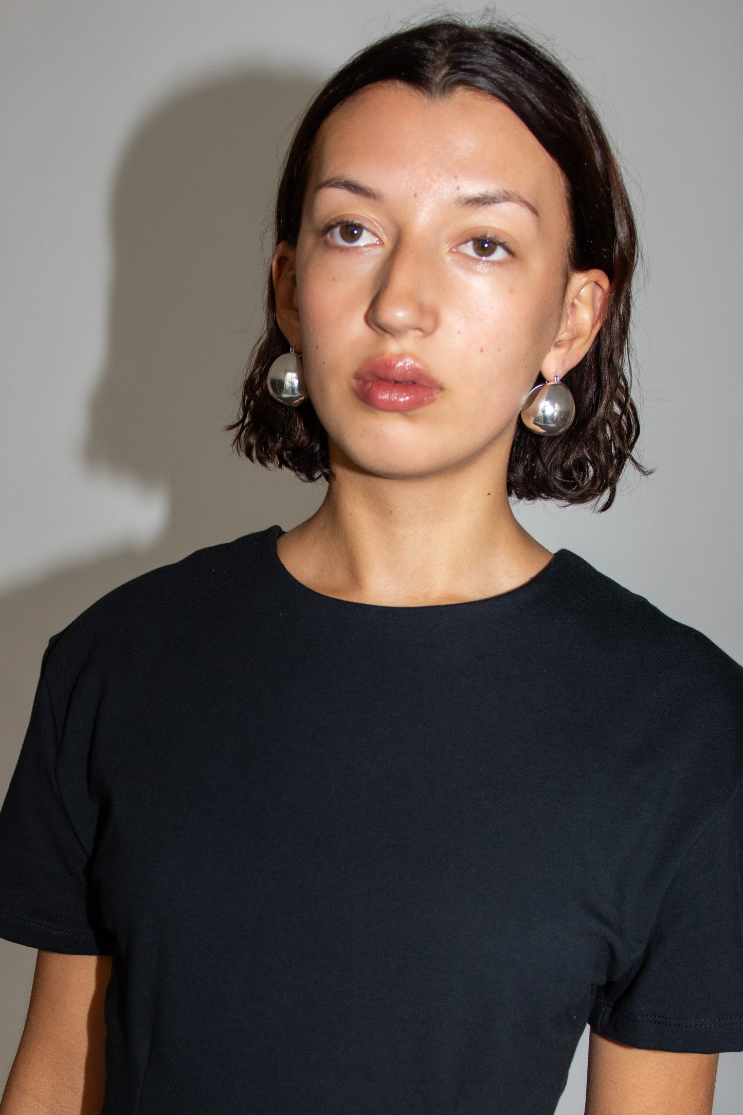 RACHEL COMEY, Large Keel Hoop, Sterling Silver