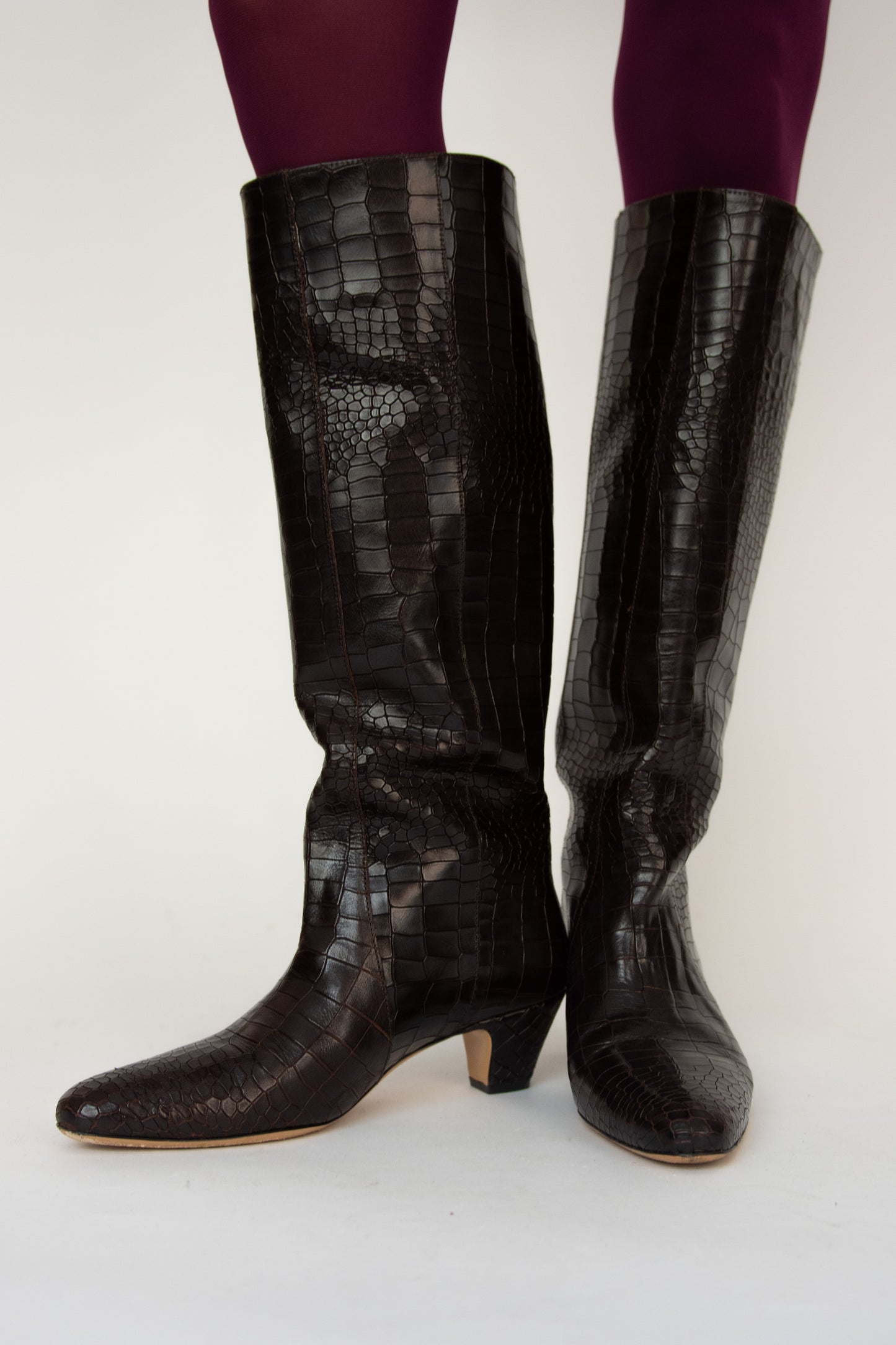 MR. LARKIN, Bane Boot, Mahogany Croc