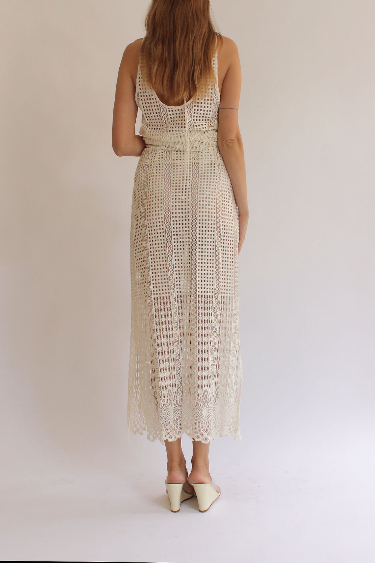 MR. LARKIN, LouLou Skirt, Gatsby Lace, Ivory