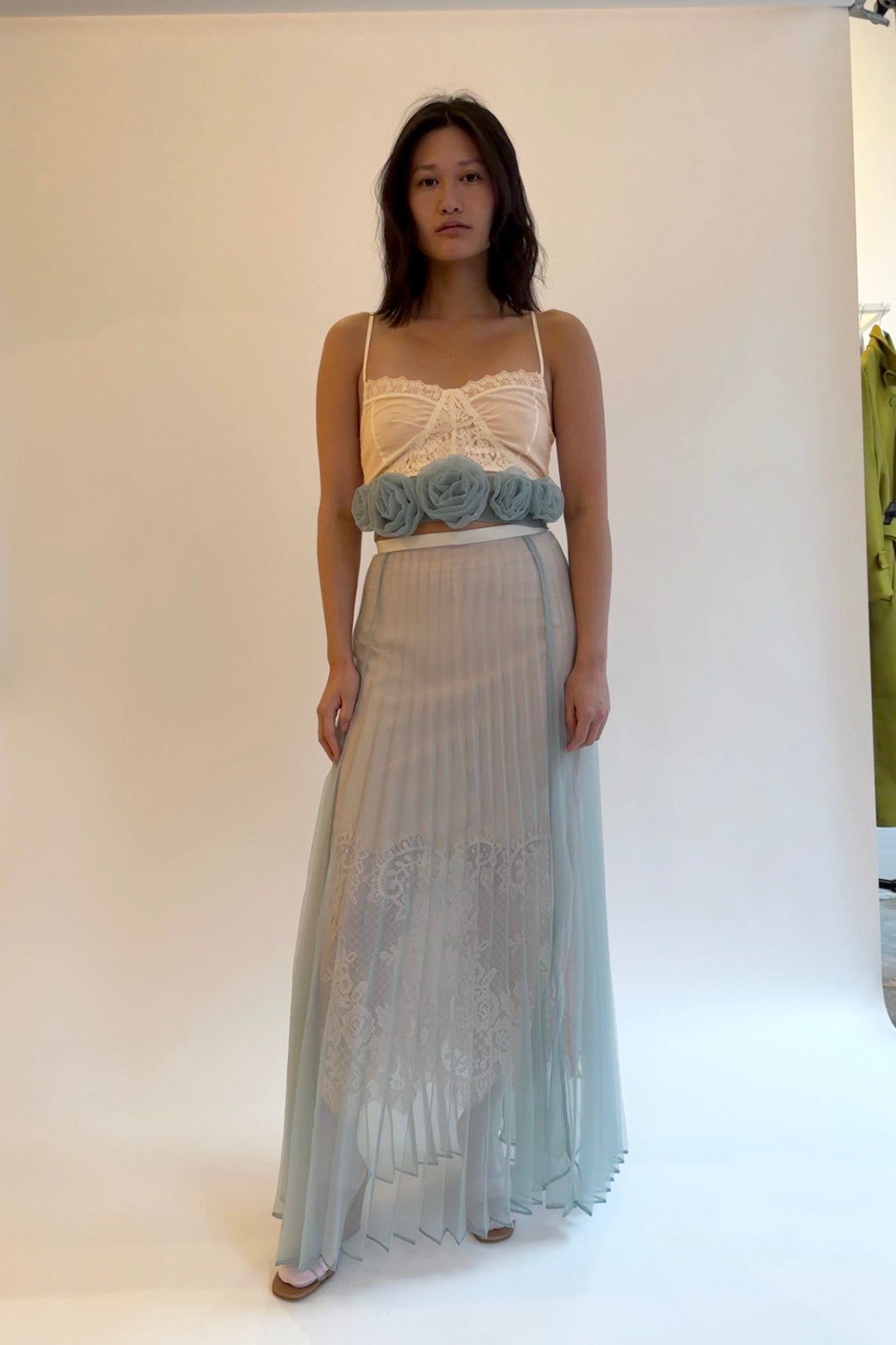 MR. LARKIN, Lilly Maxi Skirt, Ice