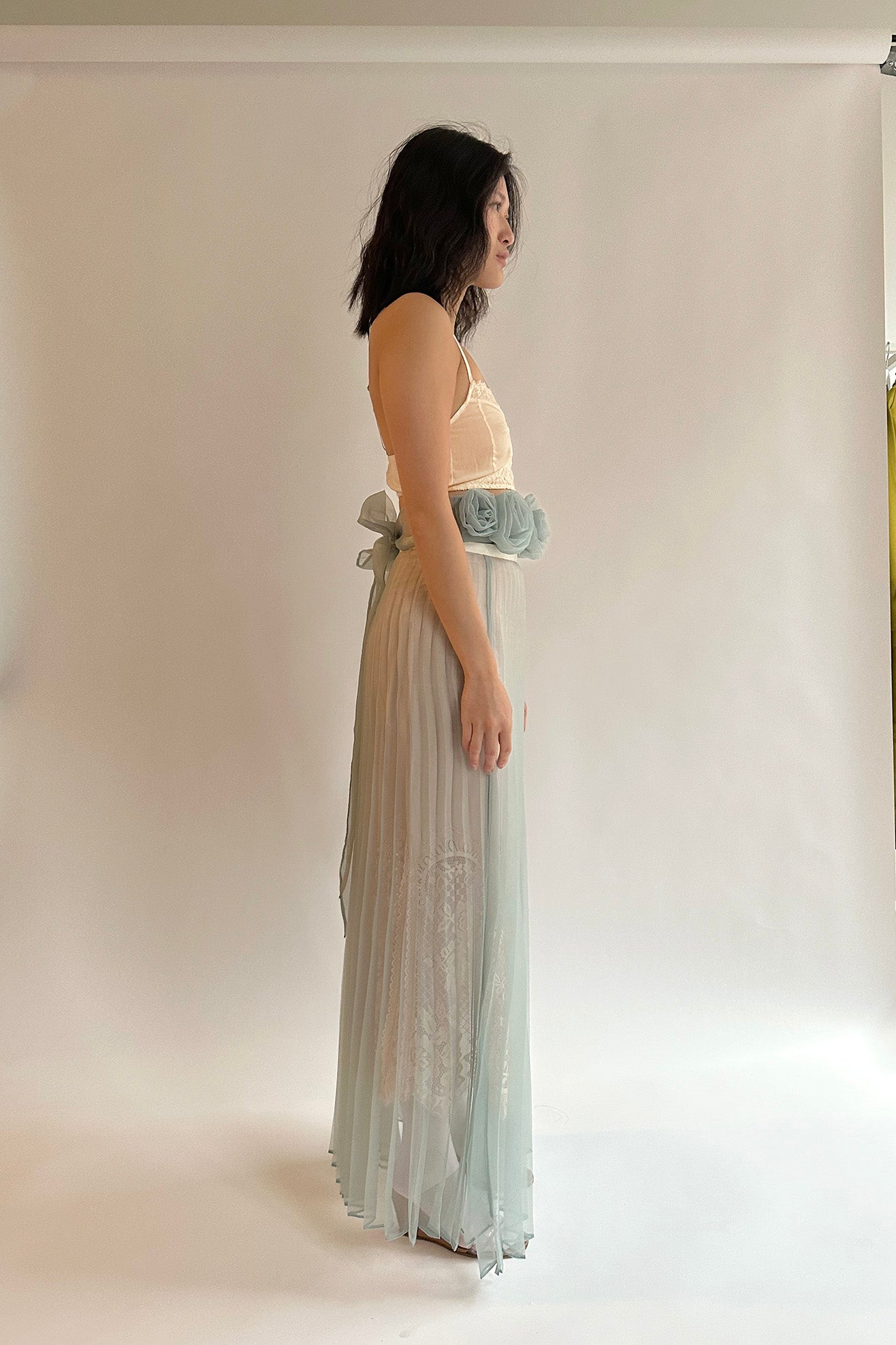 MR. LARKIN, Lilly Maxi Skirt, Ice