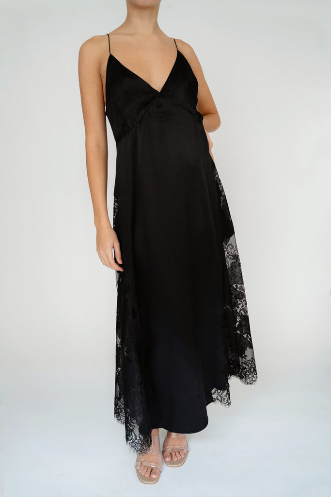 MR. LARKIN, Margot Dress, Black