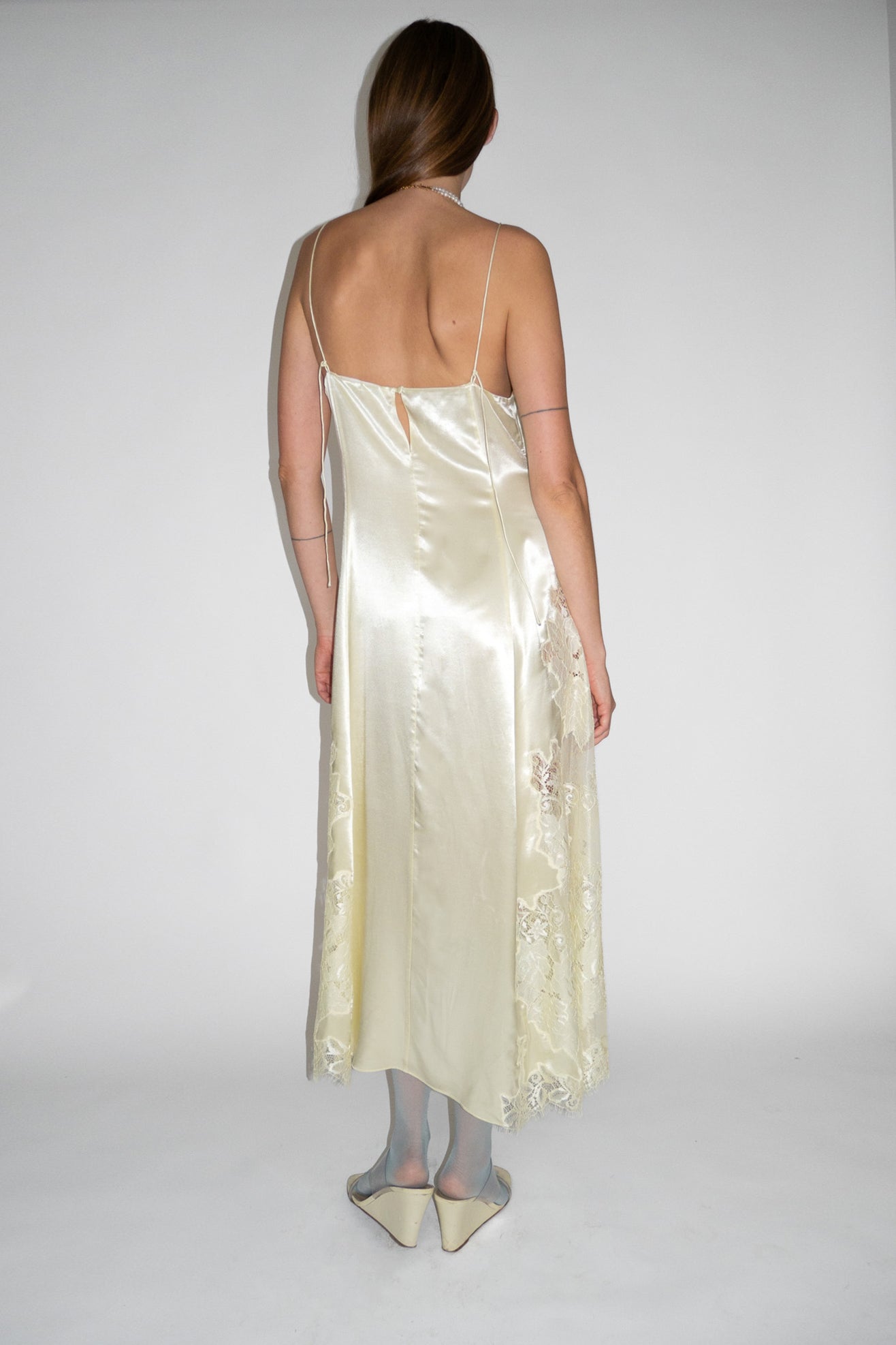 MR. LARKIN, Margot Dress, Elderflower