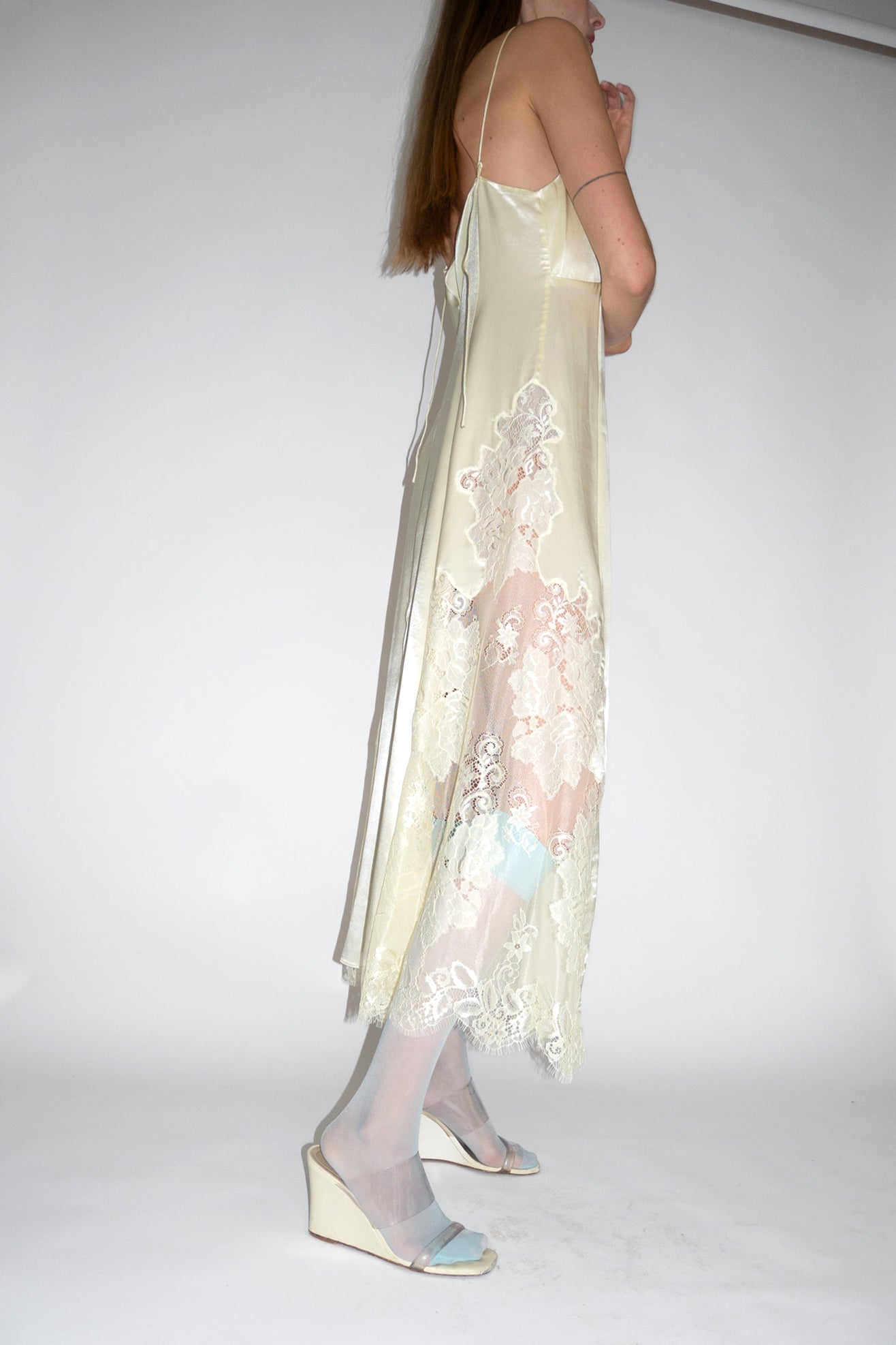 MR. LARKIN, Margot Dress, Elderflower