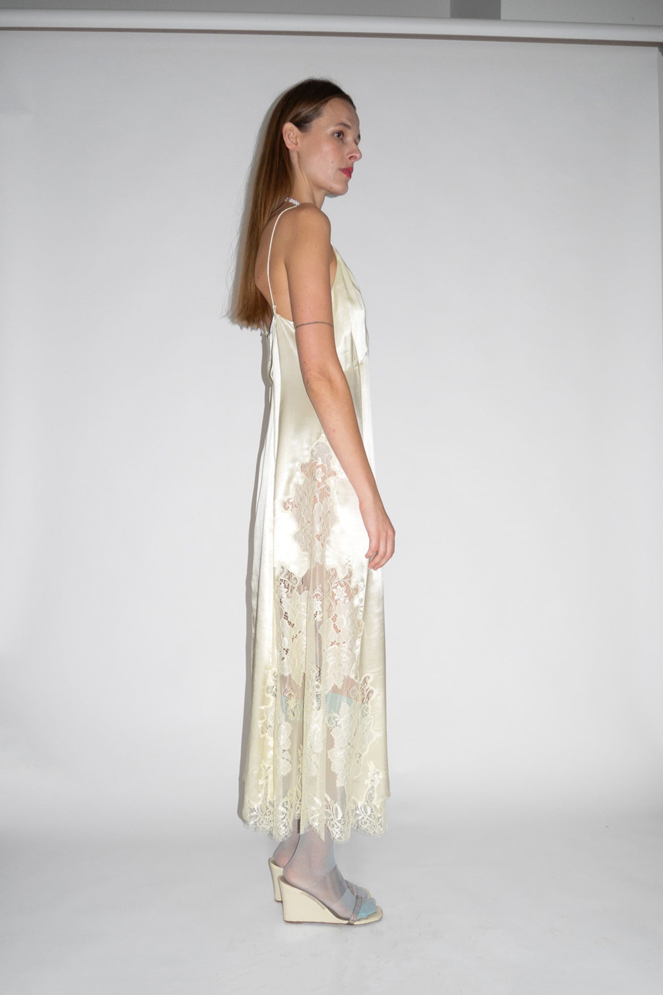 MR. LARKIN, Margot Dress, Elderflower