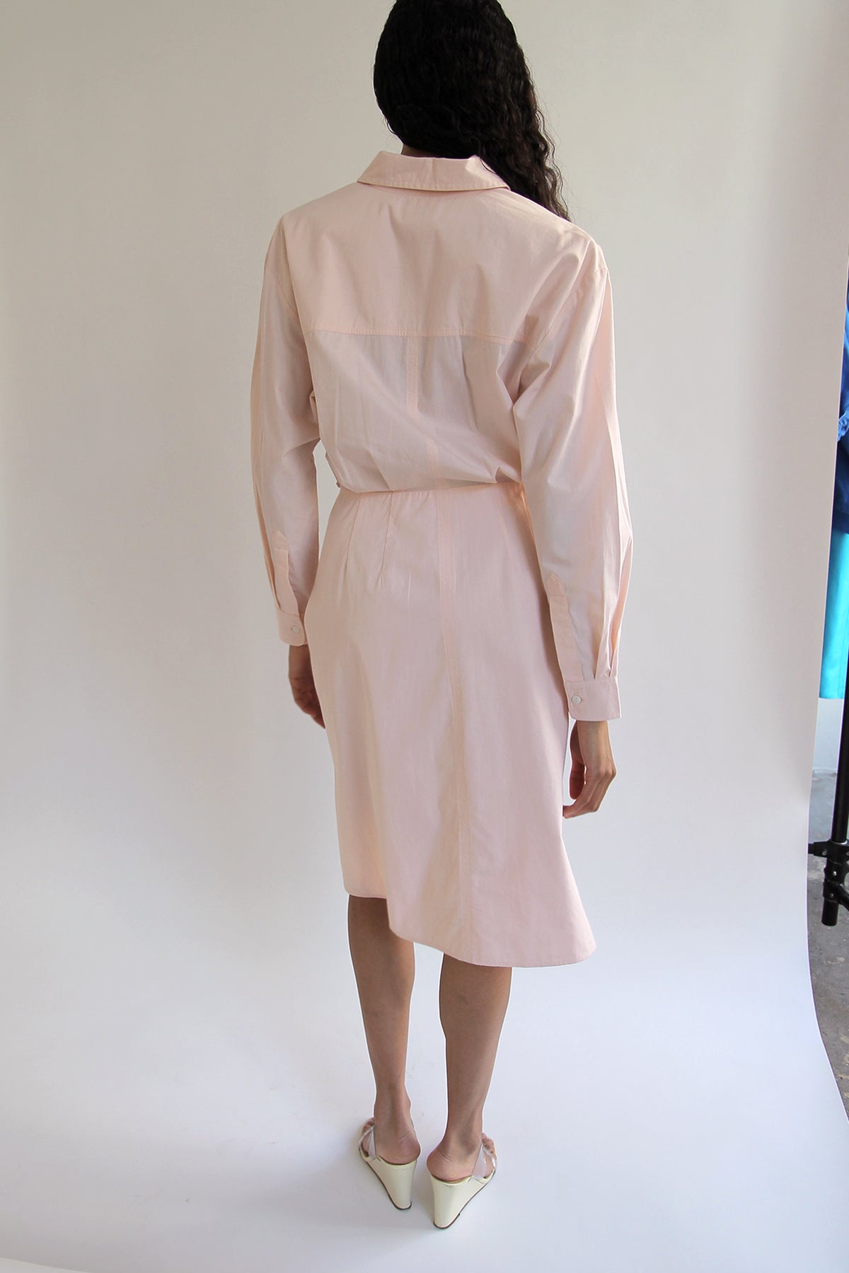 MR. LARKIN, Nik Wrap Dress, Pale Peach