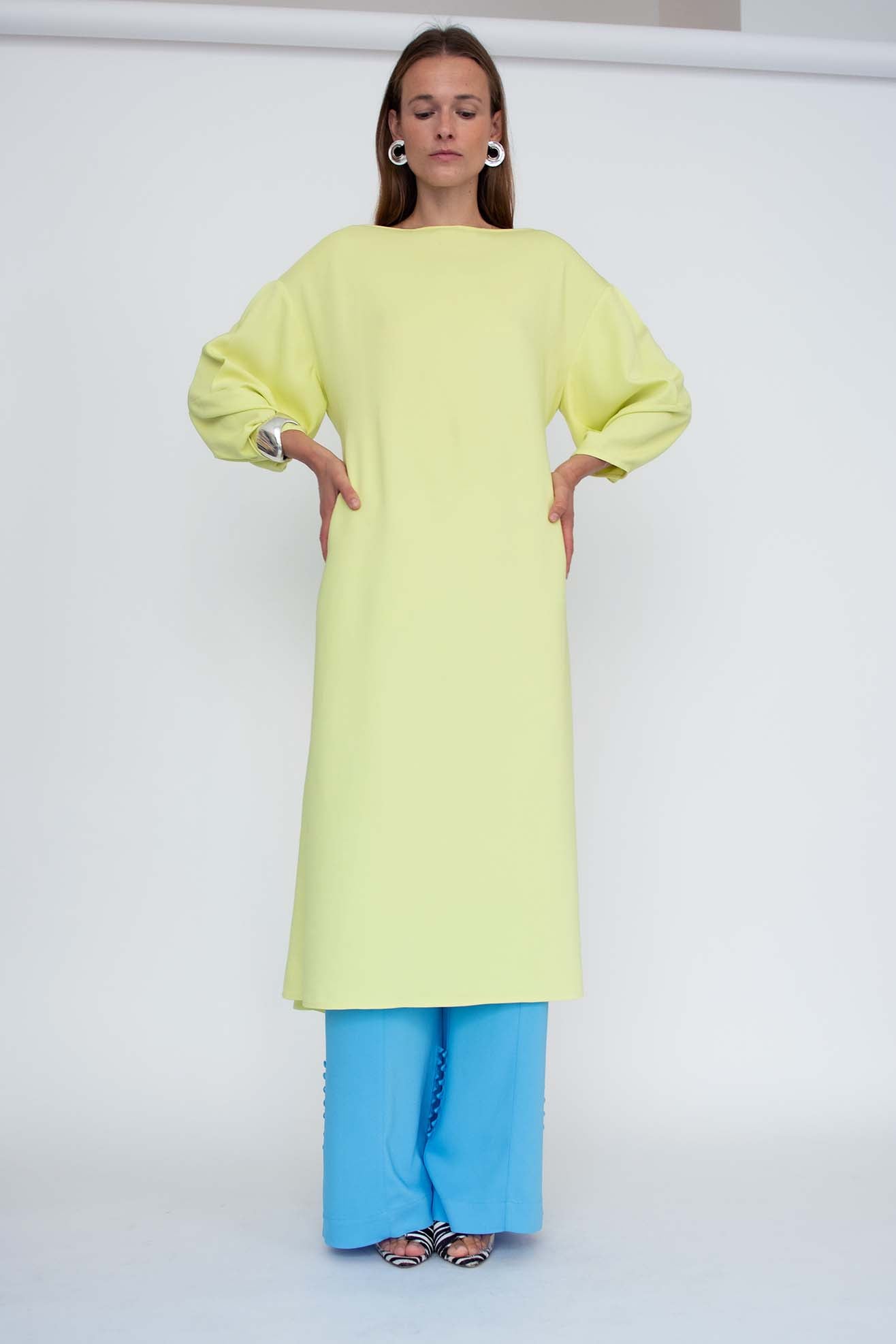 MR. LARKIN, Orla Dress, Citron