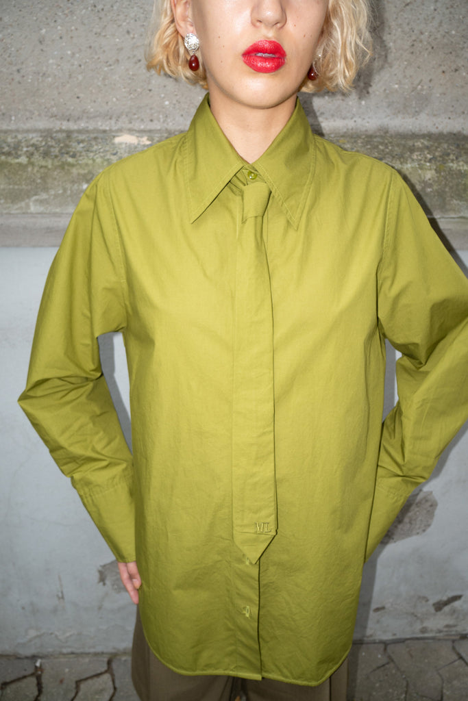 MR. LARKIN, Patty Tie Shirt, Olive