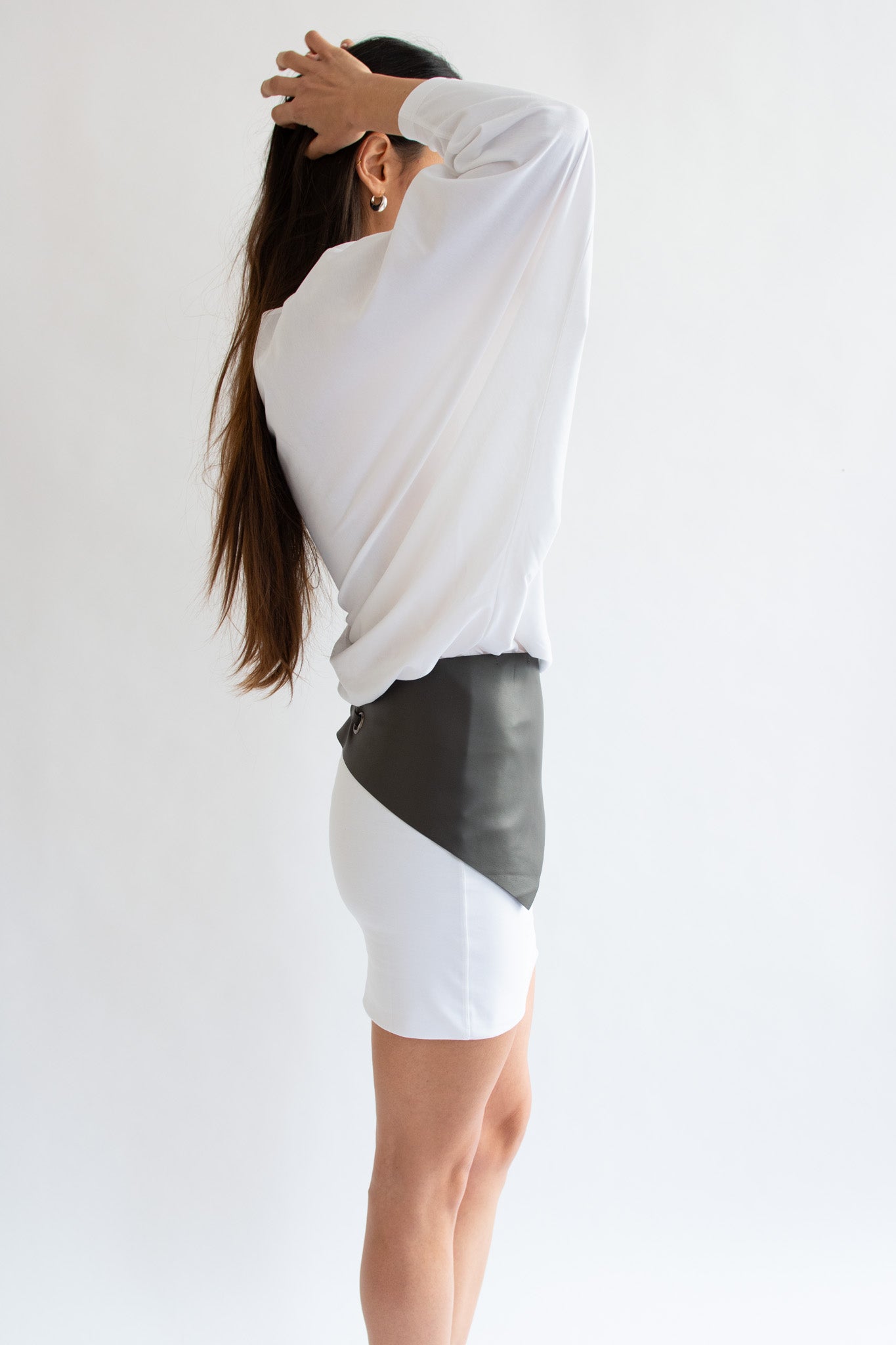 LAMIA LAGHA, Taxi, Belt/Bandana, Dark Olive/Brown