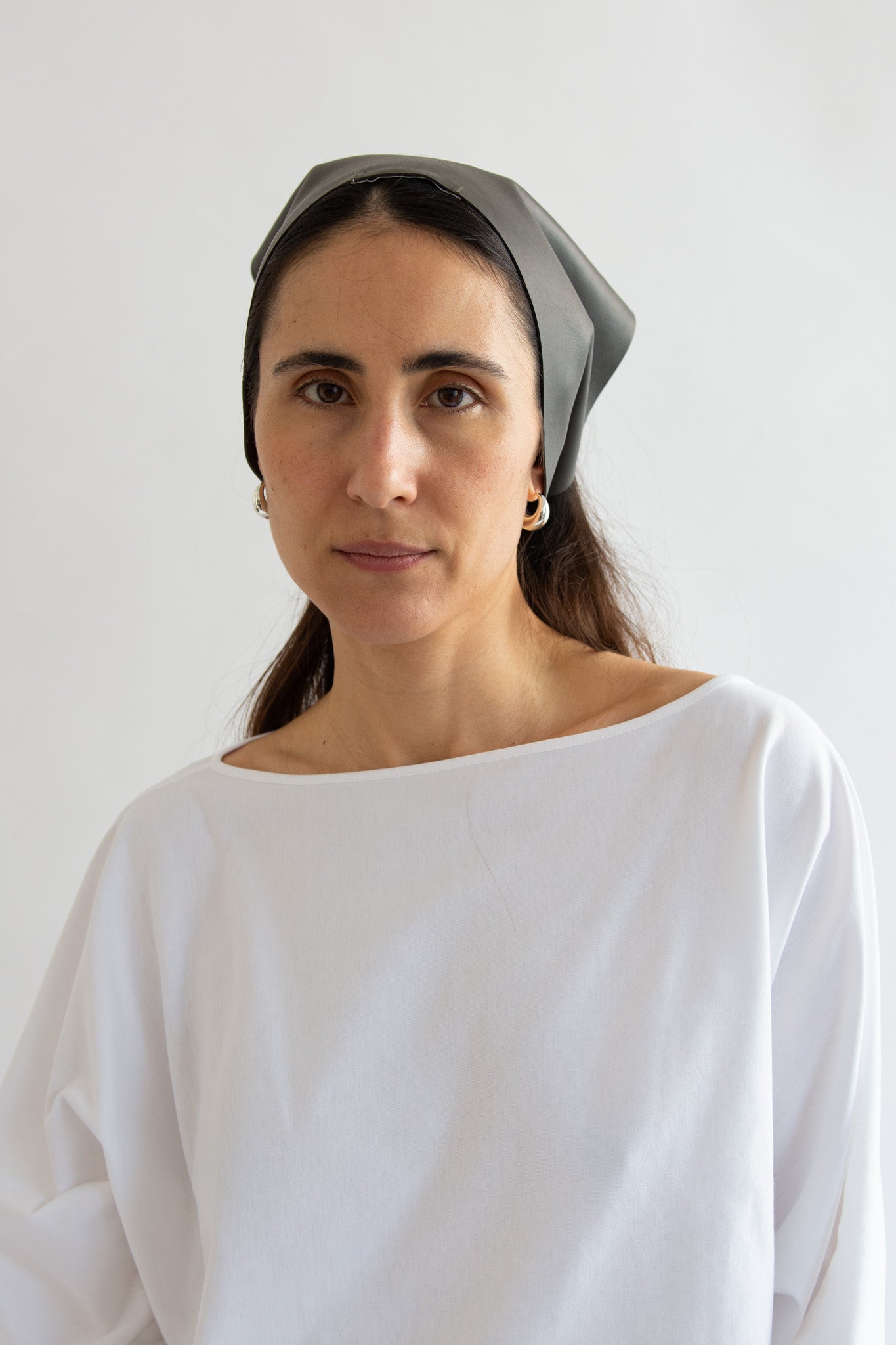 LAMIA LAGHA, Taxi, Belt/Bandana, Dark Olive/Brown