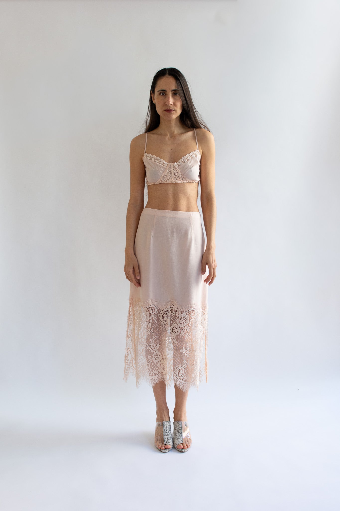 MR. LARKIN, Cheri Skirt, Pale Peach