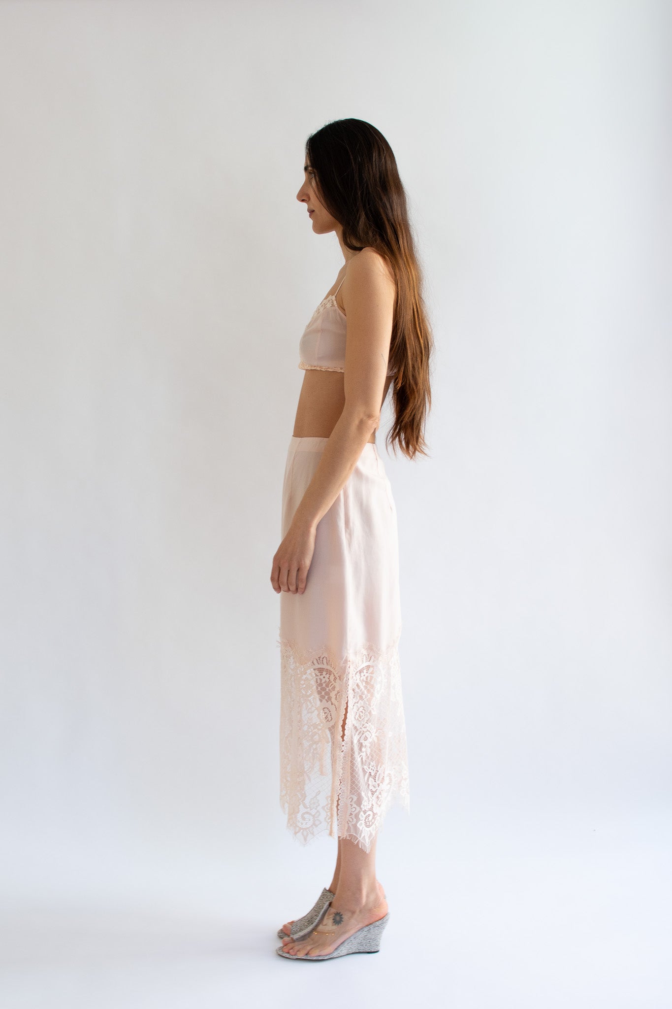 MR. LARKIN, Cheri Skirt, Pale Peach