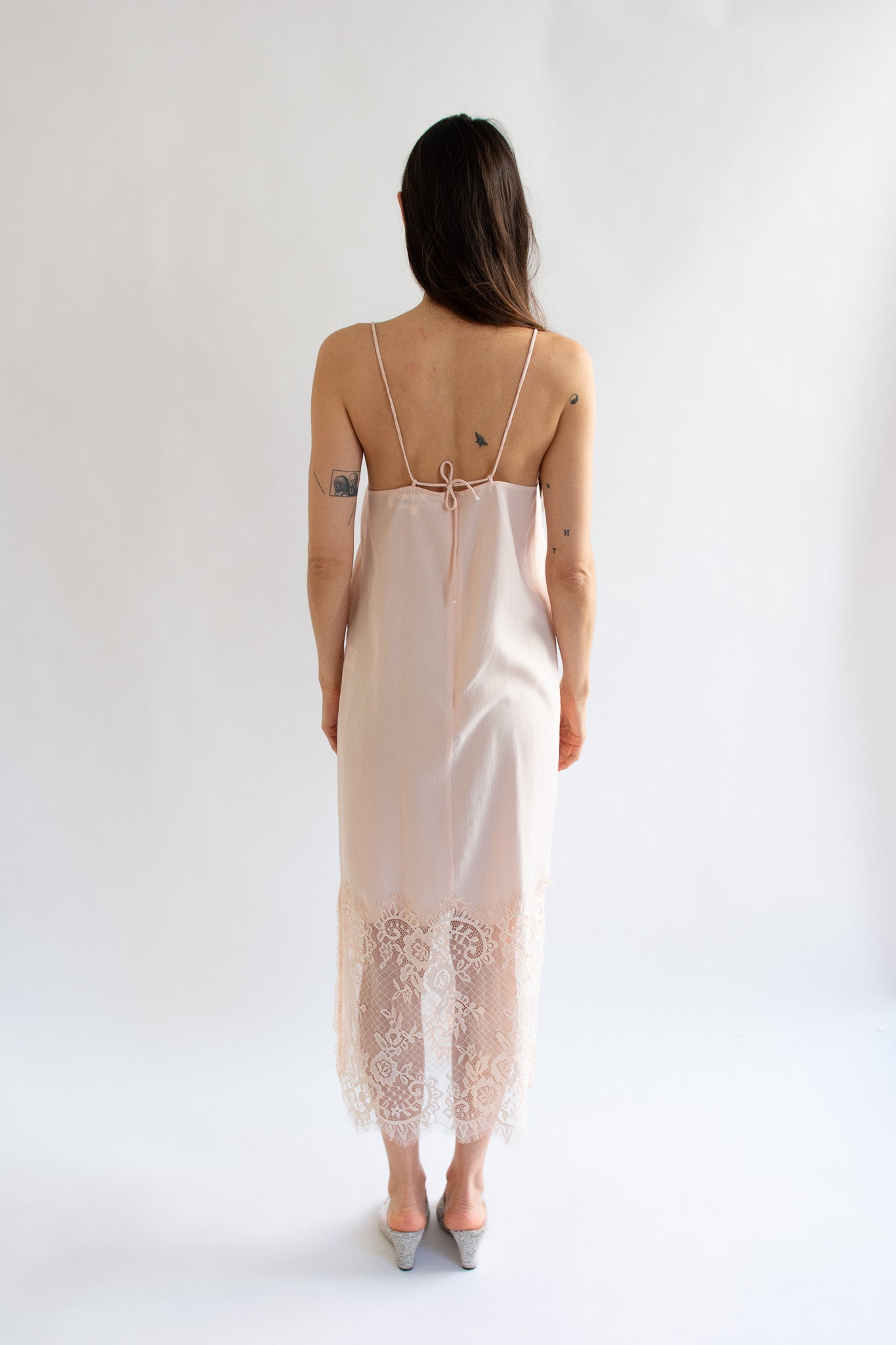 MR. LARKIN, Merci Slip Dress, Pale Peach