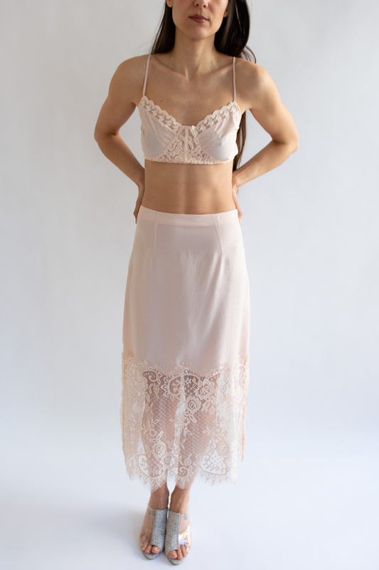 MR. LARKIN, Cheri Skirt, Pale Peach