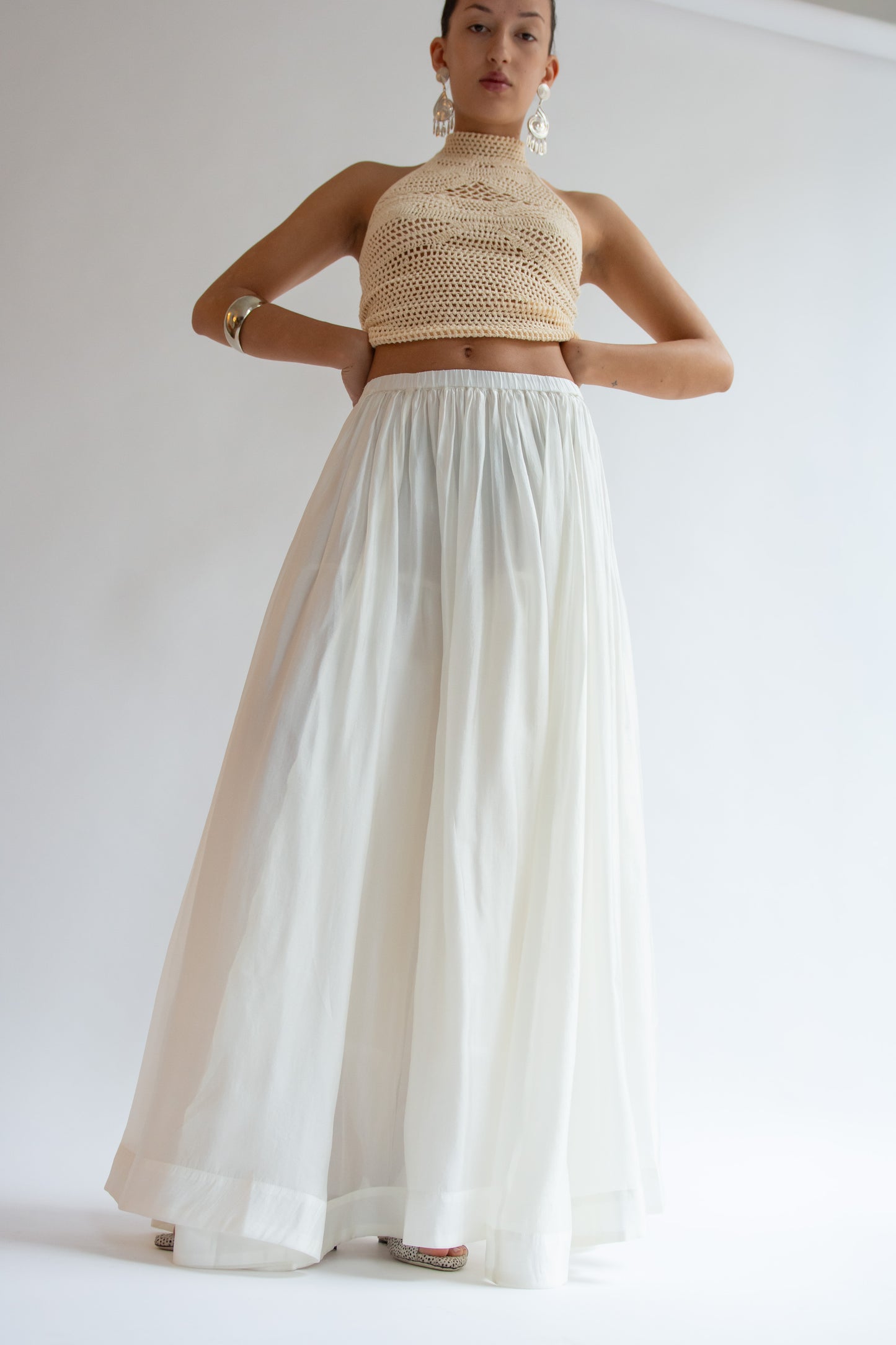 THE GARMENT, Gilian Volume Skirt, Cream