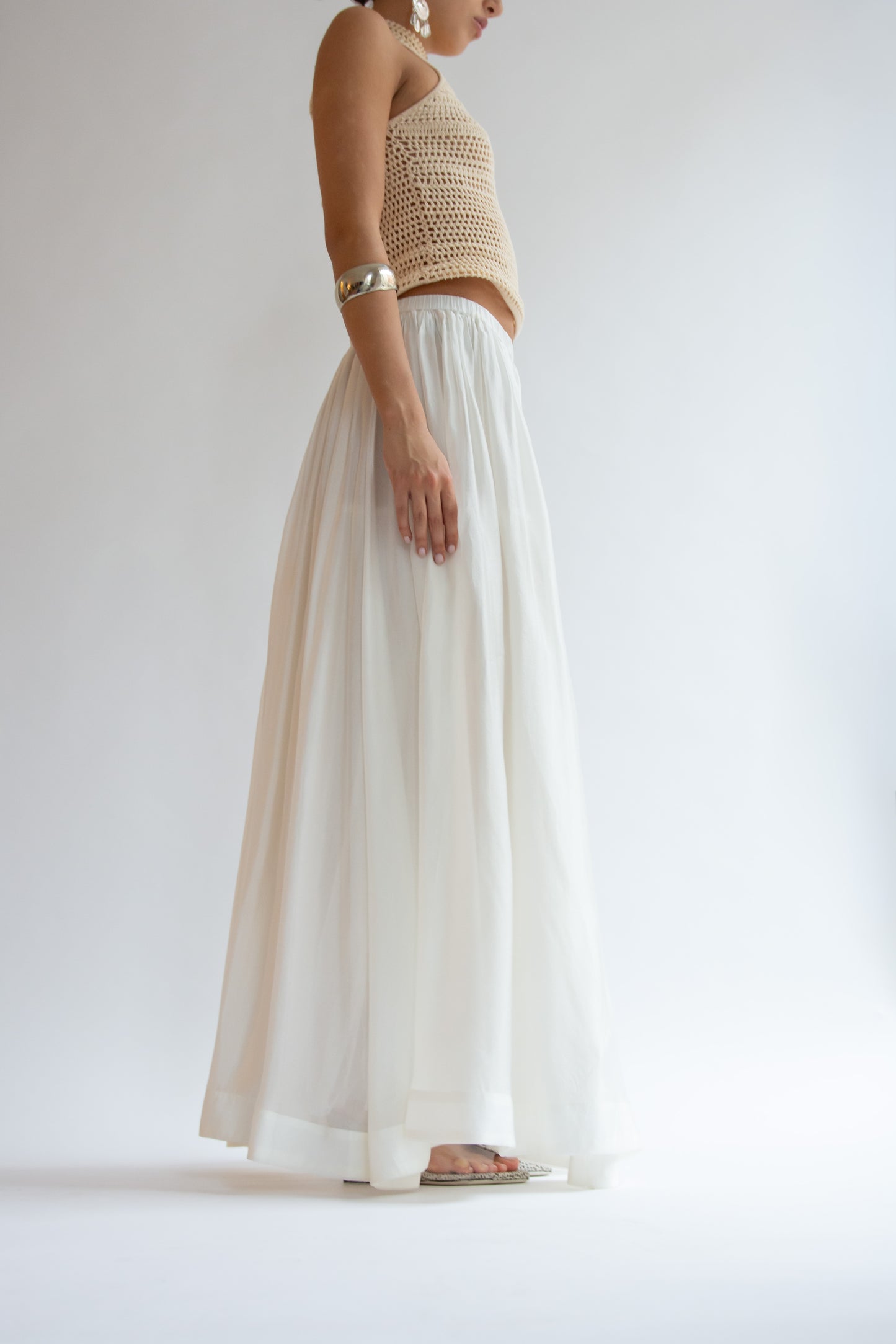 THE GARMENT, Gilian Volume Skirt, Cream
