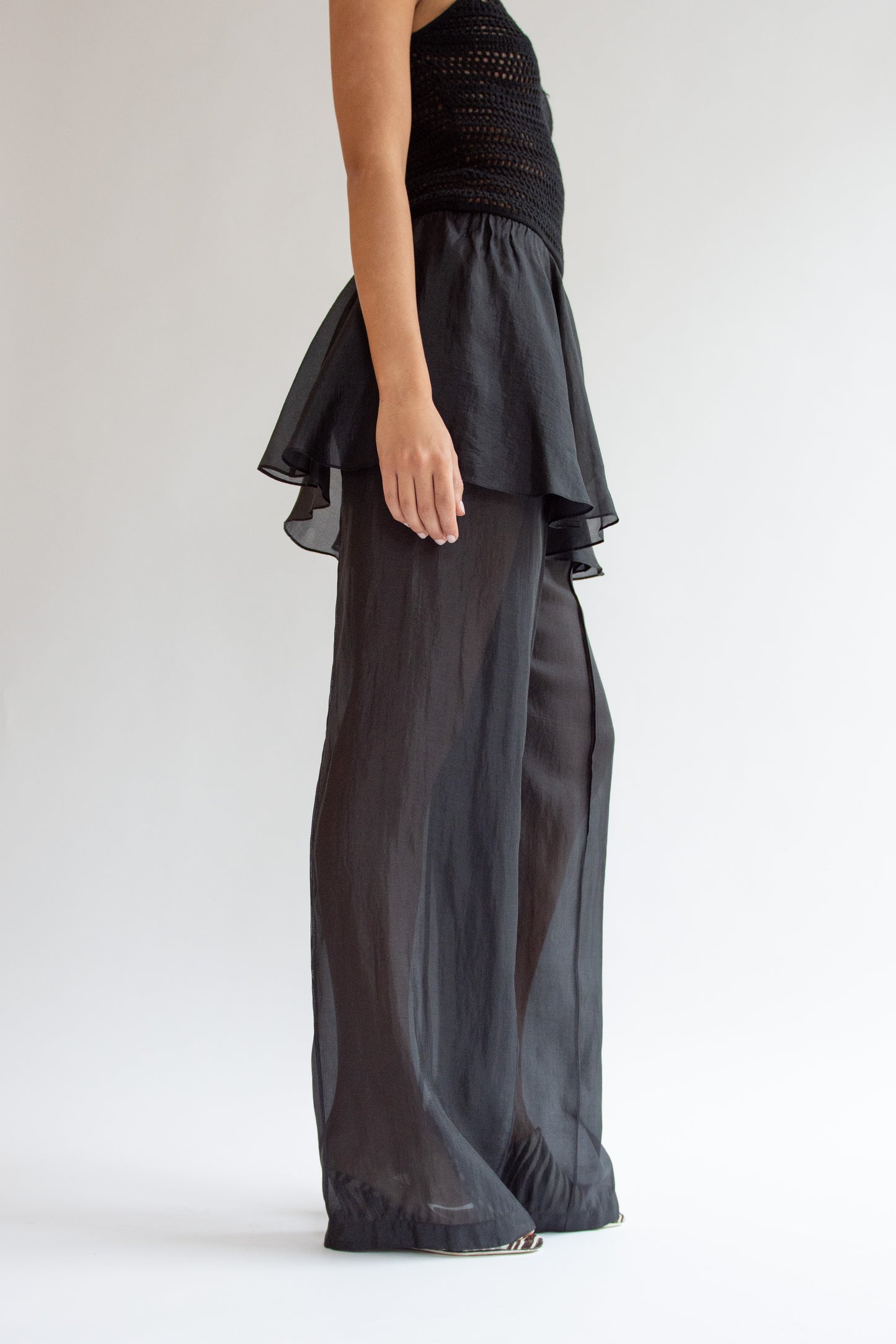 THE GARMENT, Gilian Peplum Pants, Black