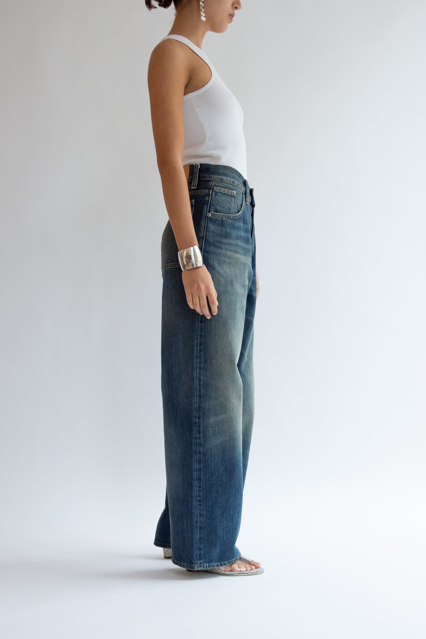 SUNFLOWER, Super Wide Jean, Deep Vintage