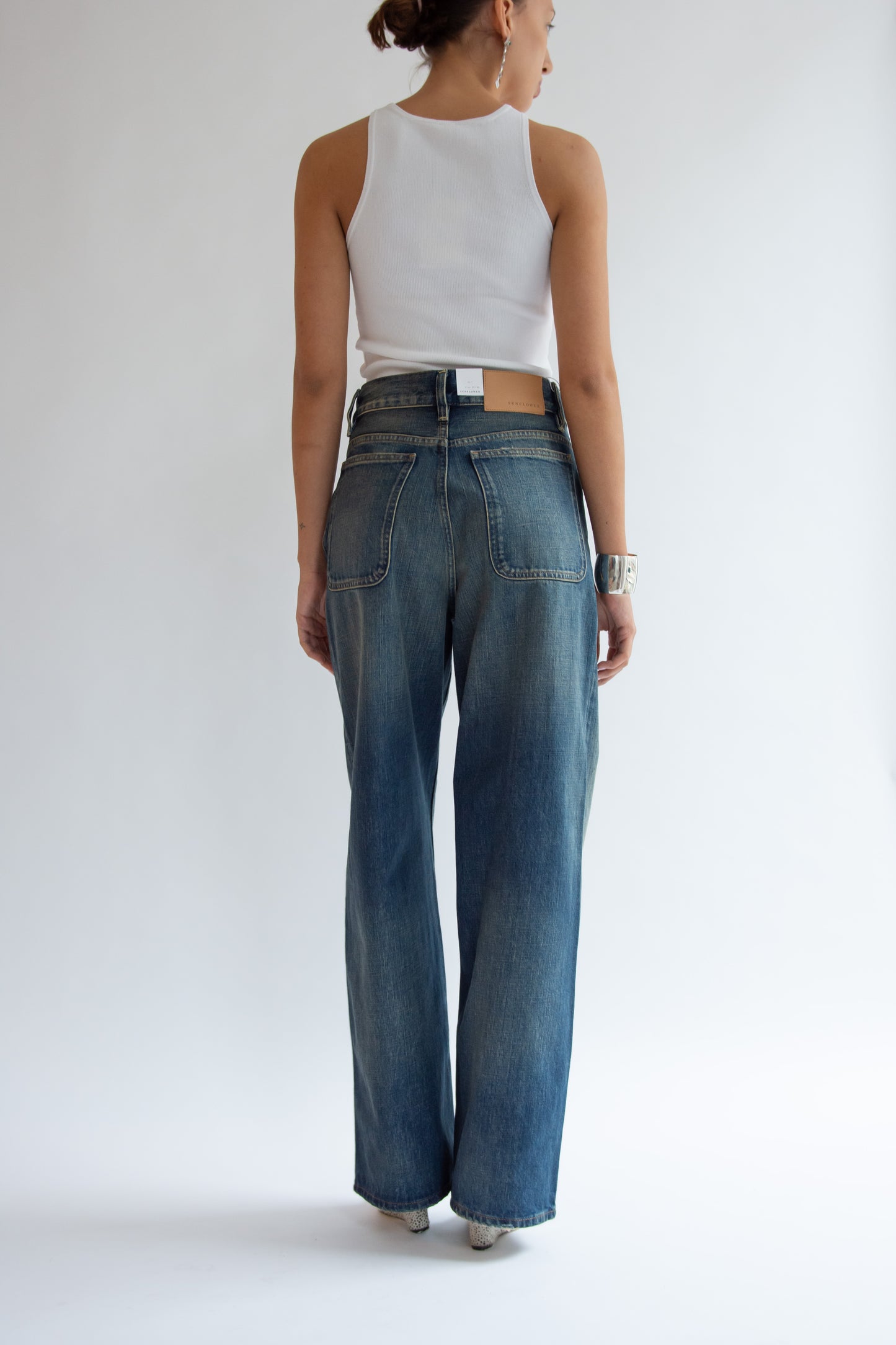 SUNFLOWER, Super Wide Jean, Deep Vintage