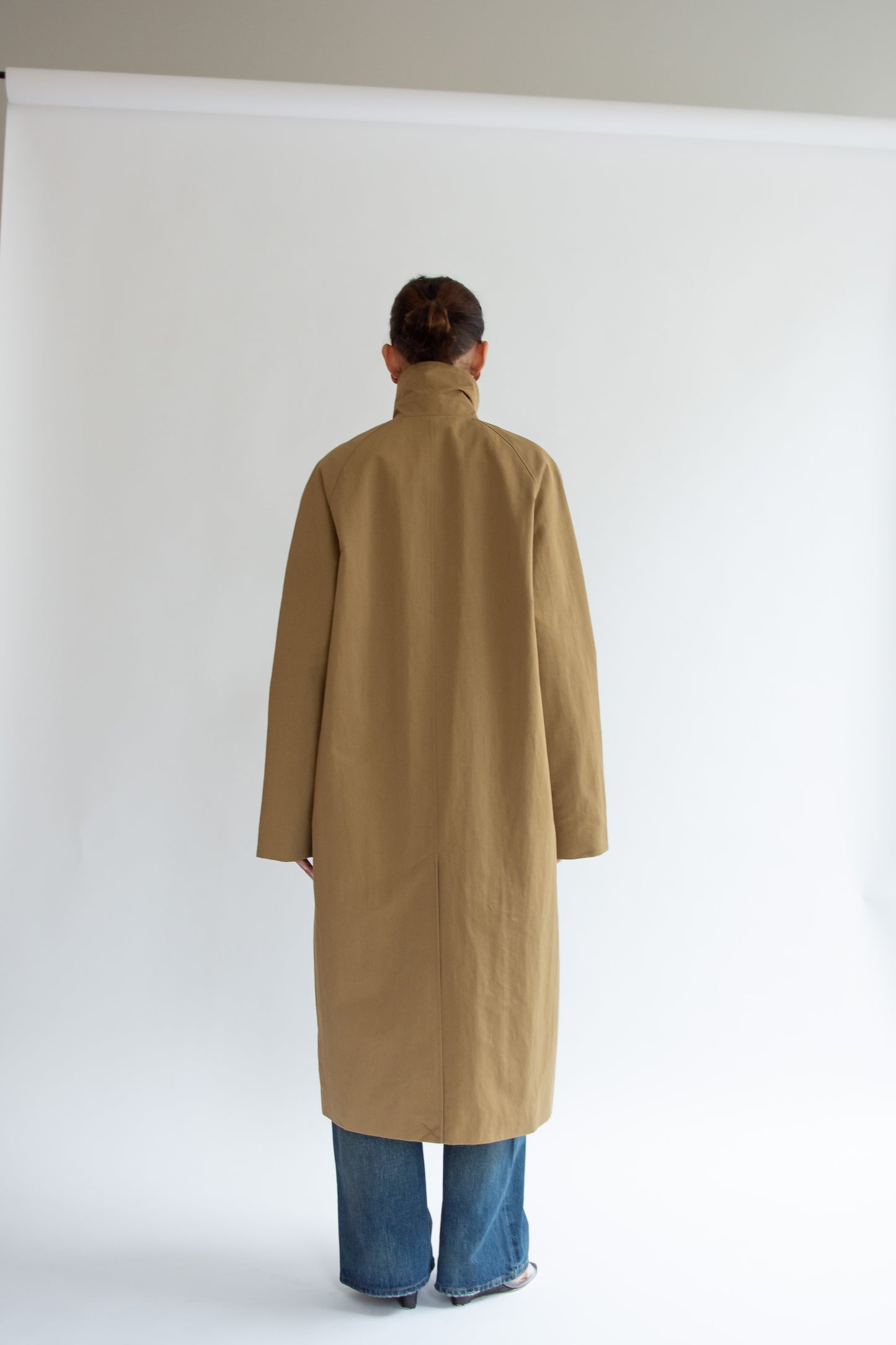 SUNFLOWER, Raglan Coat, Dark Sand