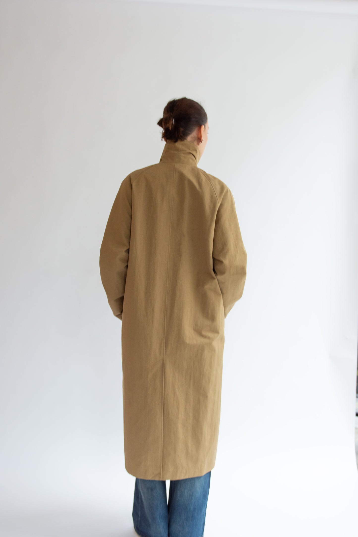 SUNFLOWER, Raglan Coat, Dark Sand