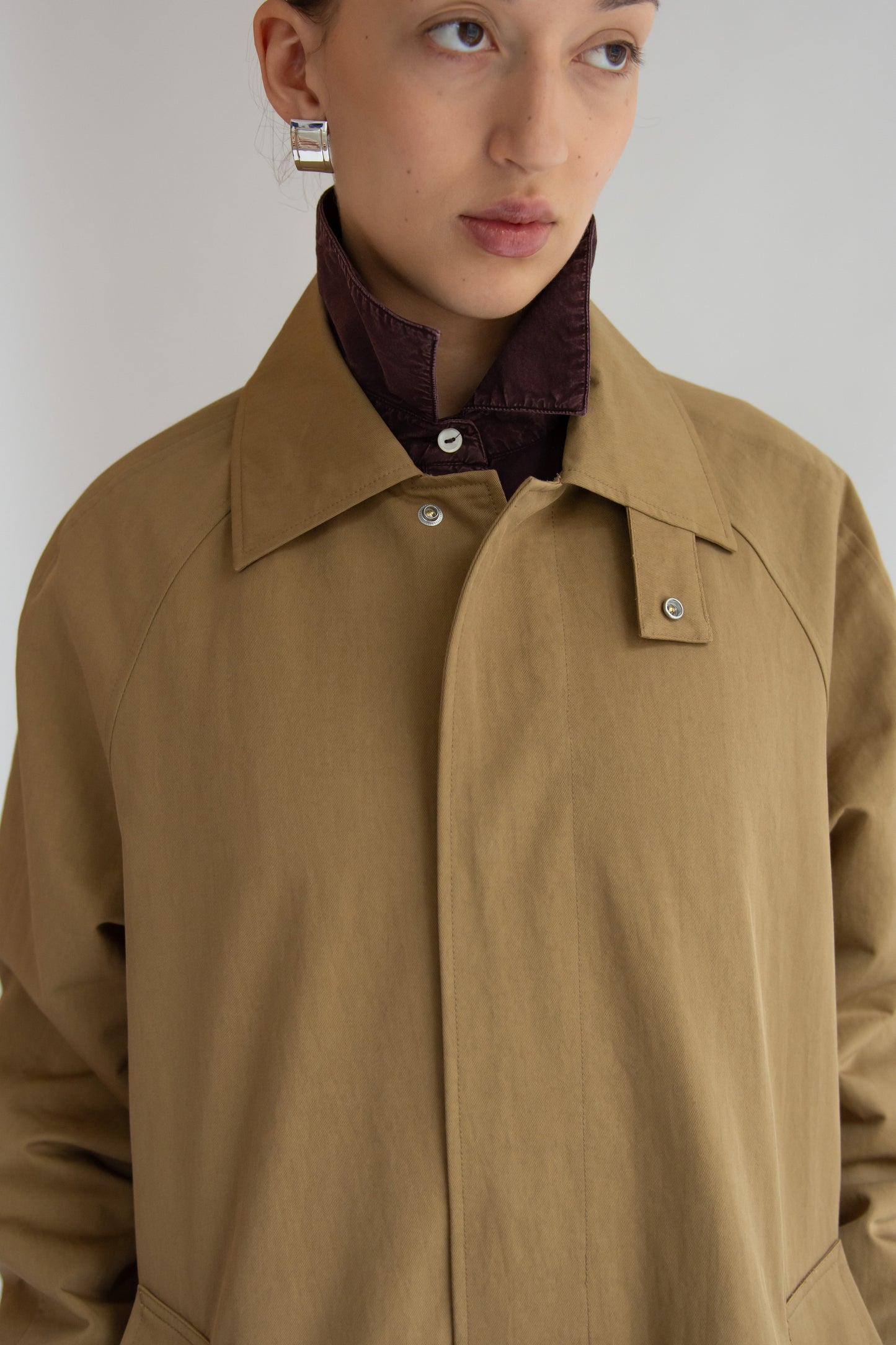 SUNFLOWER, Raglan Coat, Dark Sand