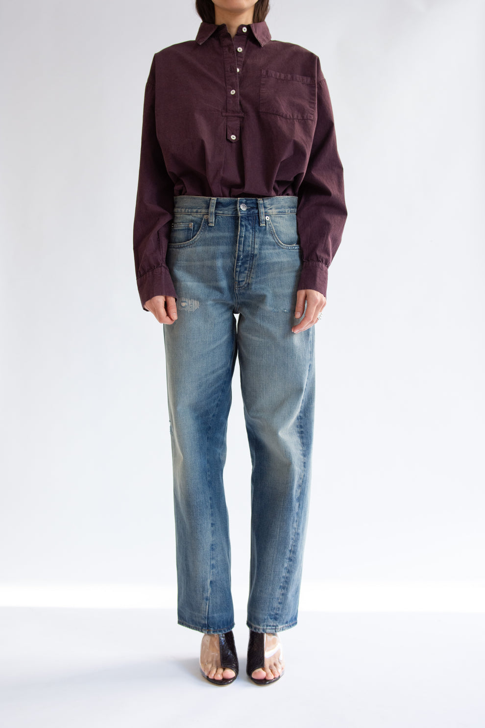 SUNFLOWER, Wide Twist Jean, Well Worn Blue – Mr. Larkin