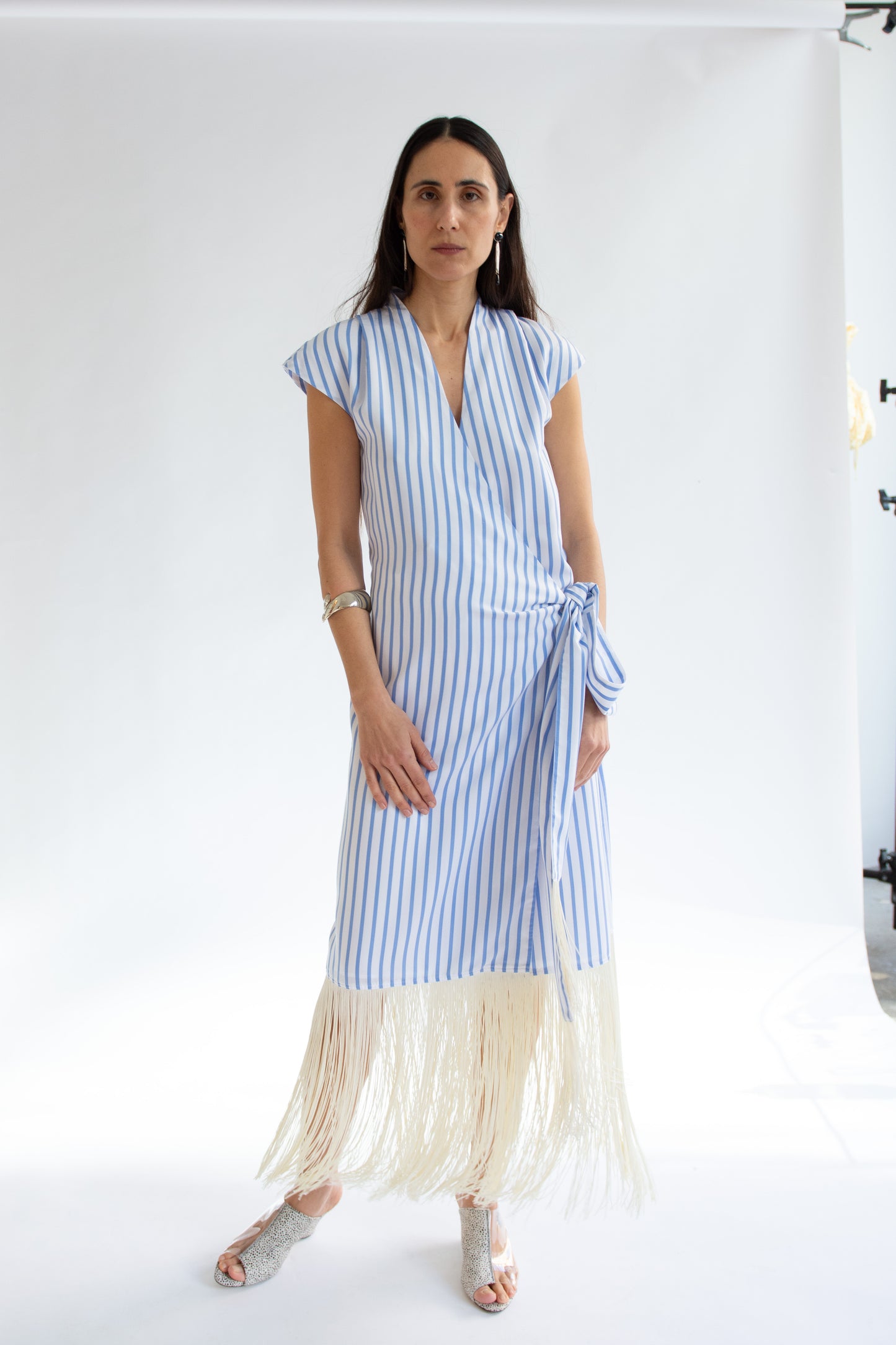 MR. LARKIN, Odette Dress, Nile Stripe