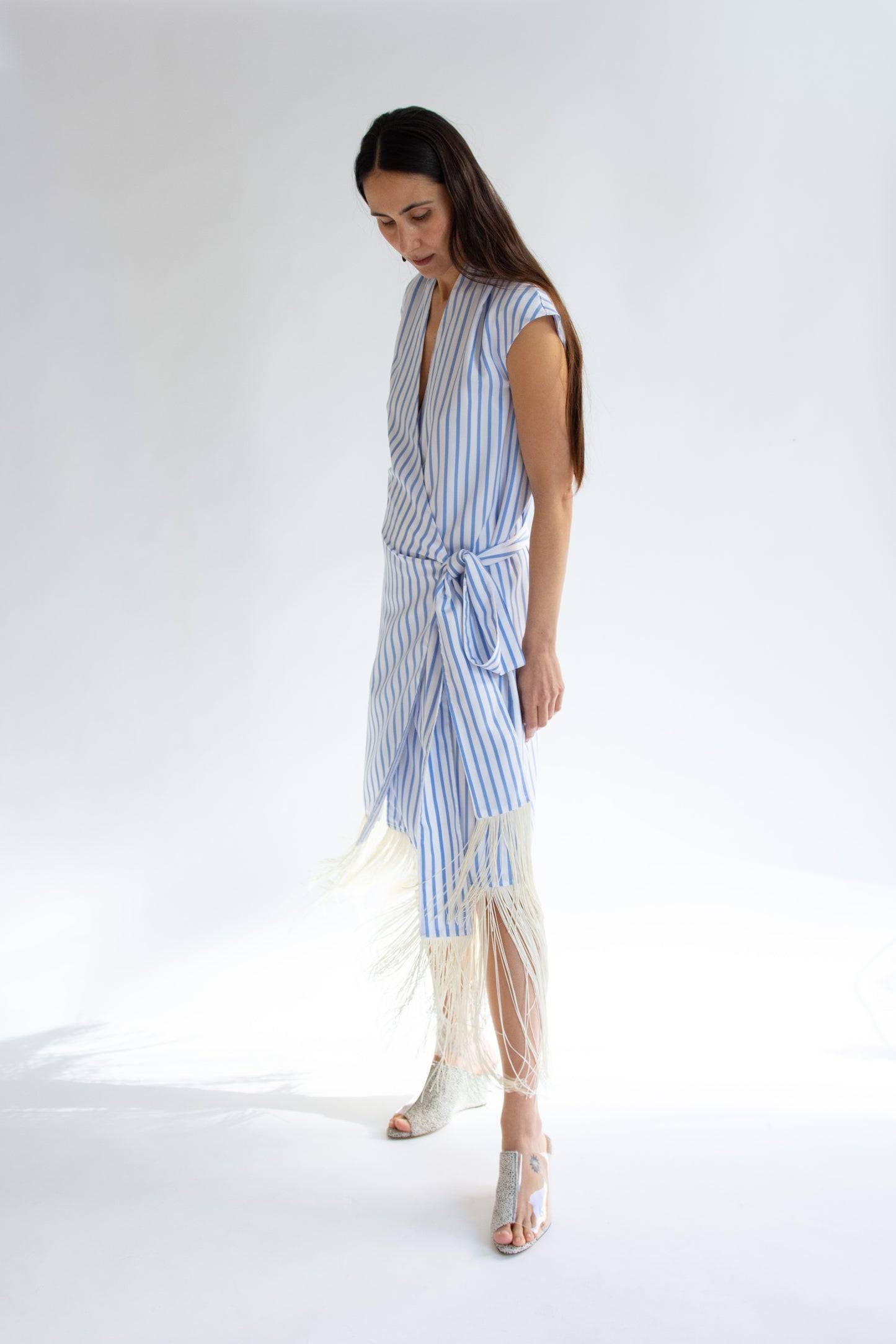 MR. LARKIN, Odette Dress, Nile Stripe
