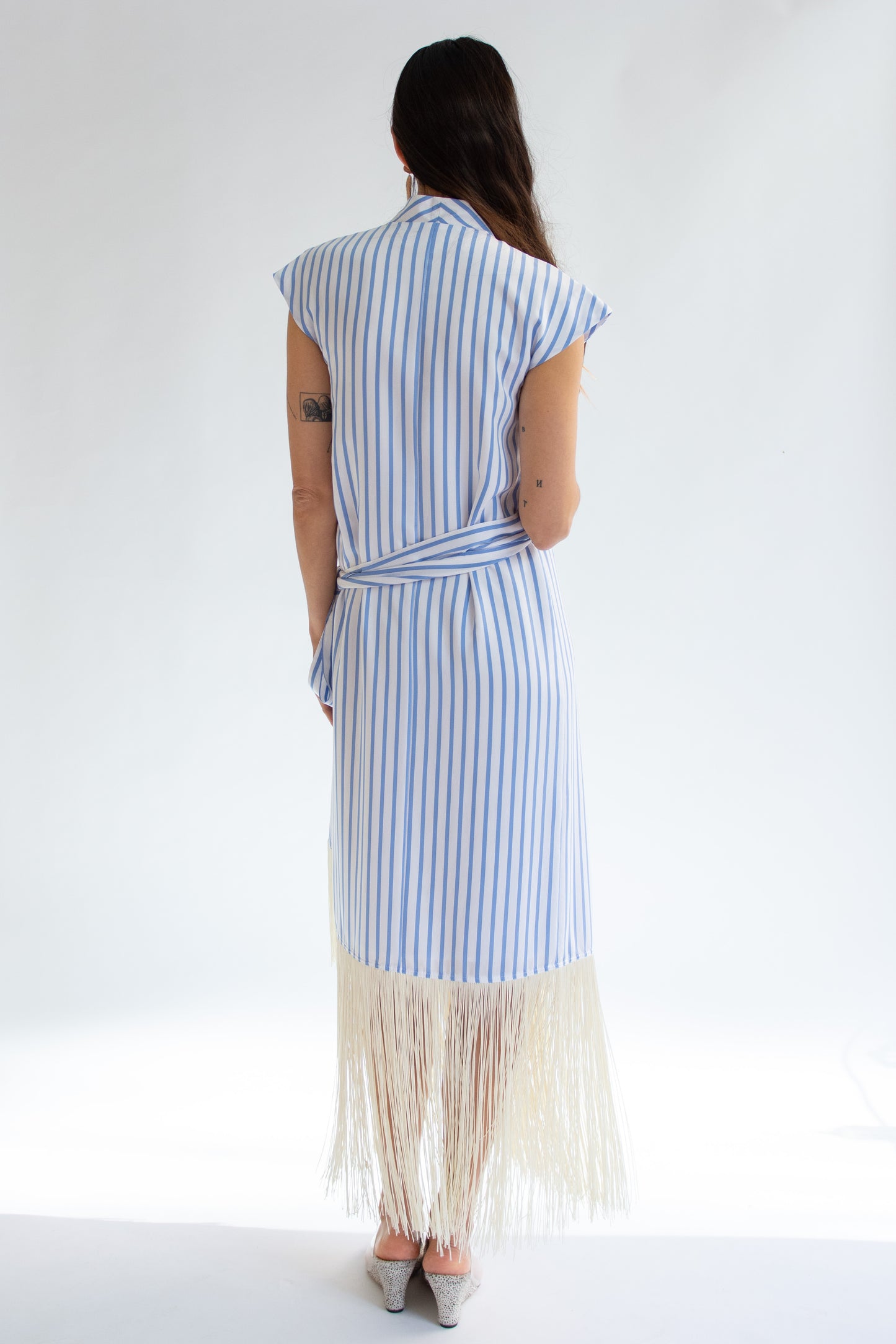 MR. LARKIN, Odette Dress, Nile Stripe