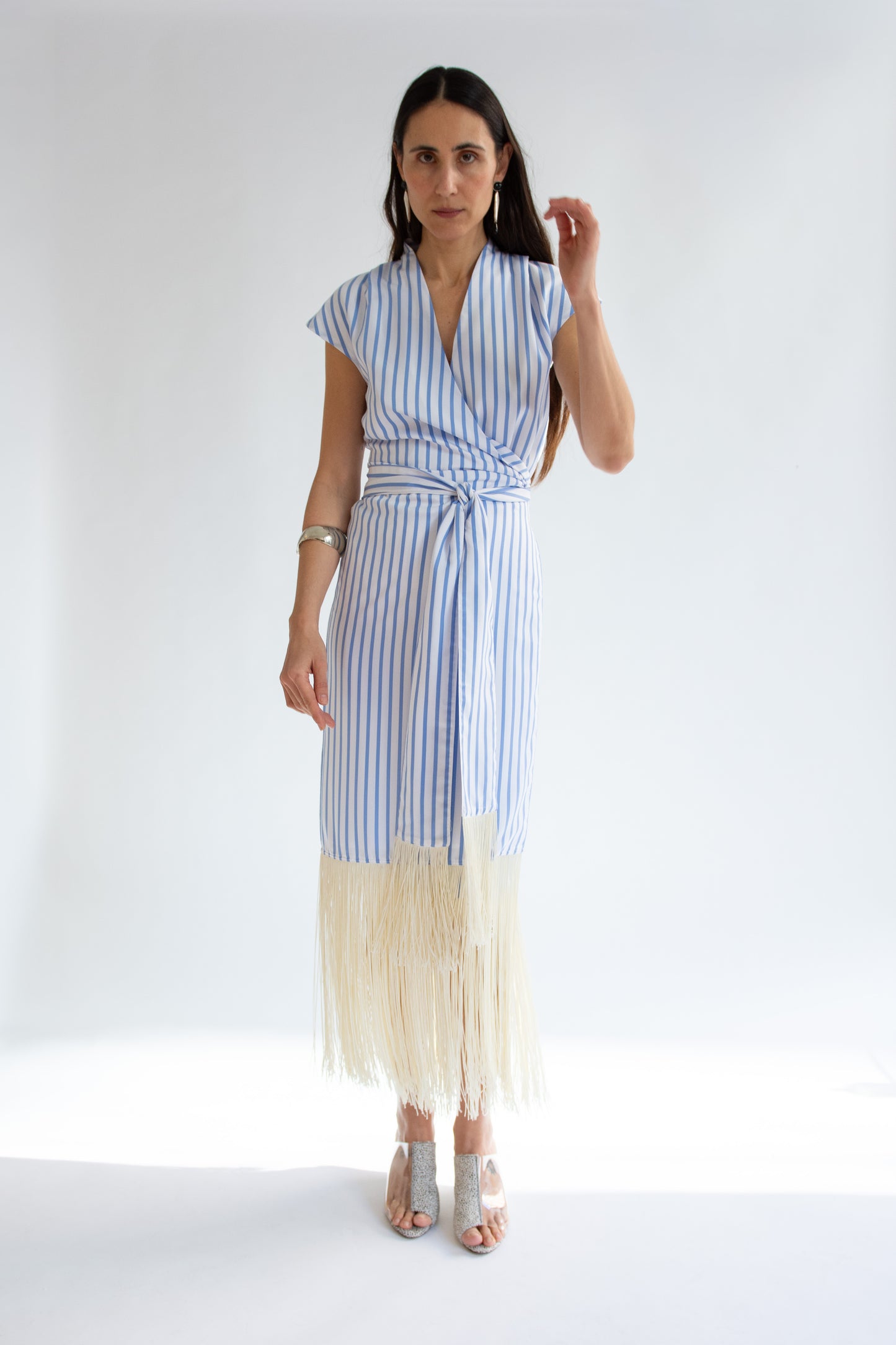 MR. LARKIN, Odette Dress, Nile Stripe