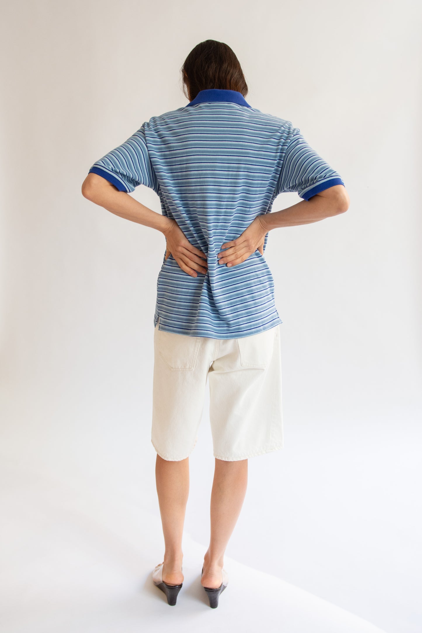 OPÉRASPORT, Neo Unisex Polo, Blue Stripes