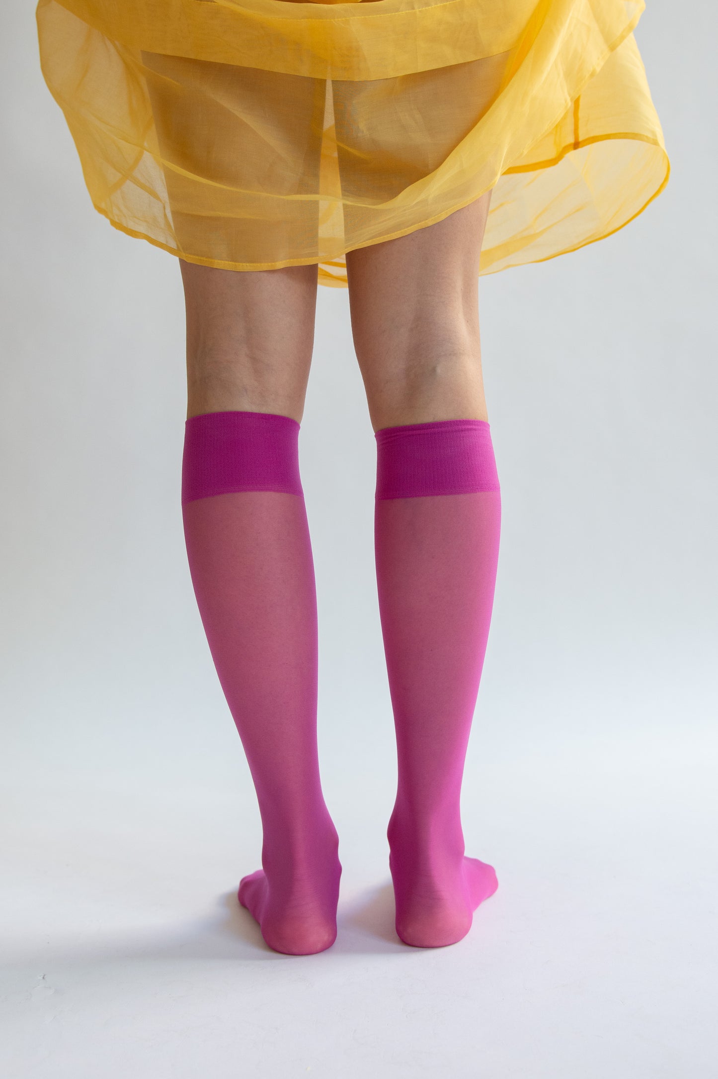 SWEDISH STOCKINGS, 2-Pack Elin Premium Knee-Highs, Magenta
