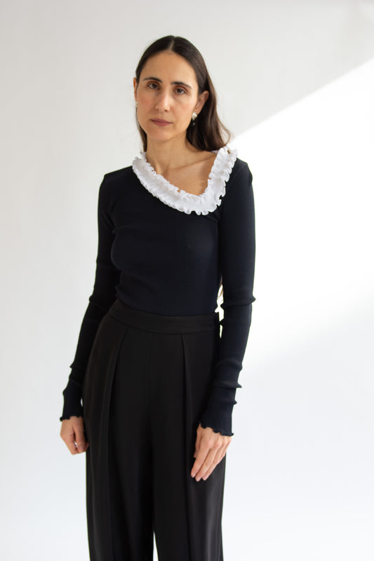 OPÉRASPORT, Evita Seamless Top, Black