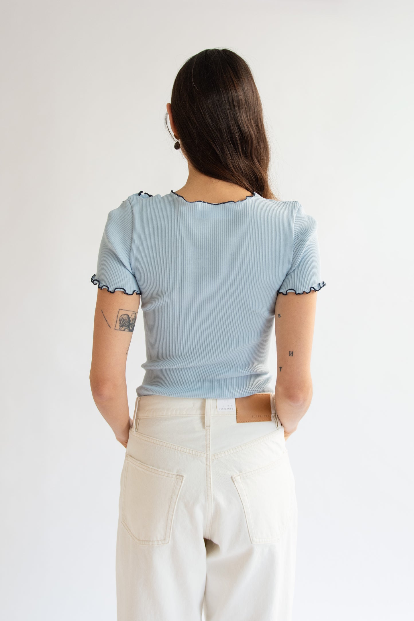 OPÉRASPORT, Kaia Seamless Top, Baby Blue