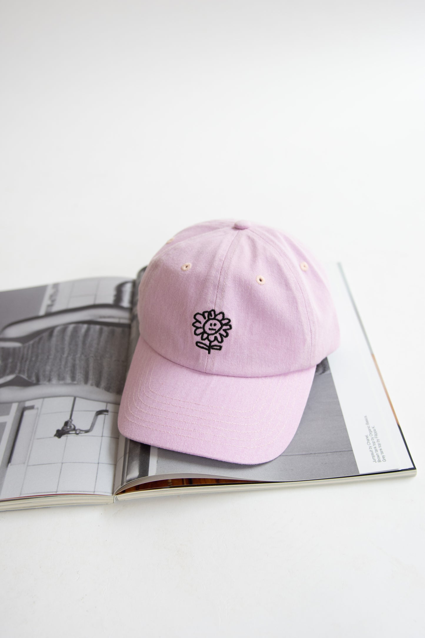 Sunflower, Logo dad cap washed twill, Pink
