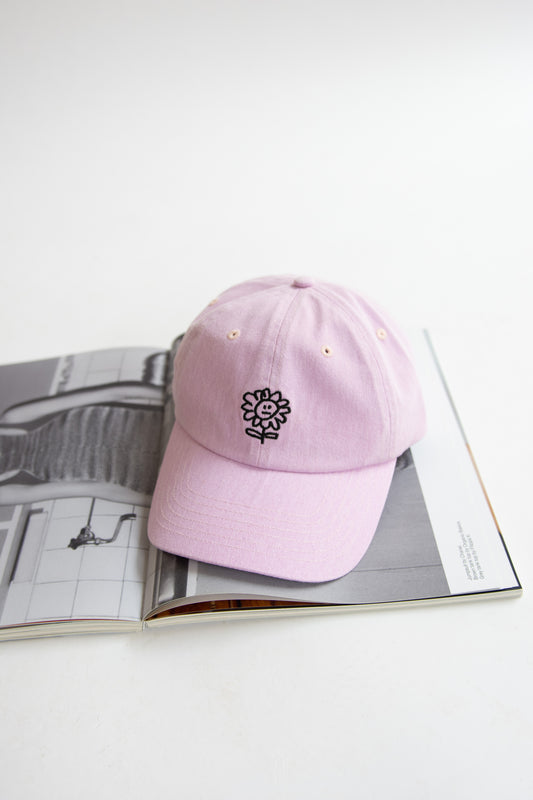 Sunflower, Logo dad cap washed twill, Pink