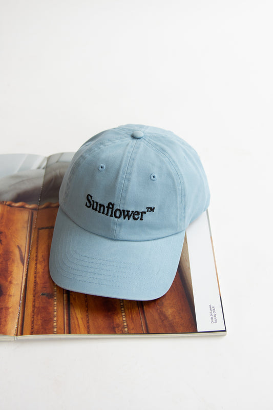 Sunflower, Logo dad cap washed twill, Blue