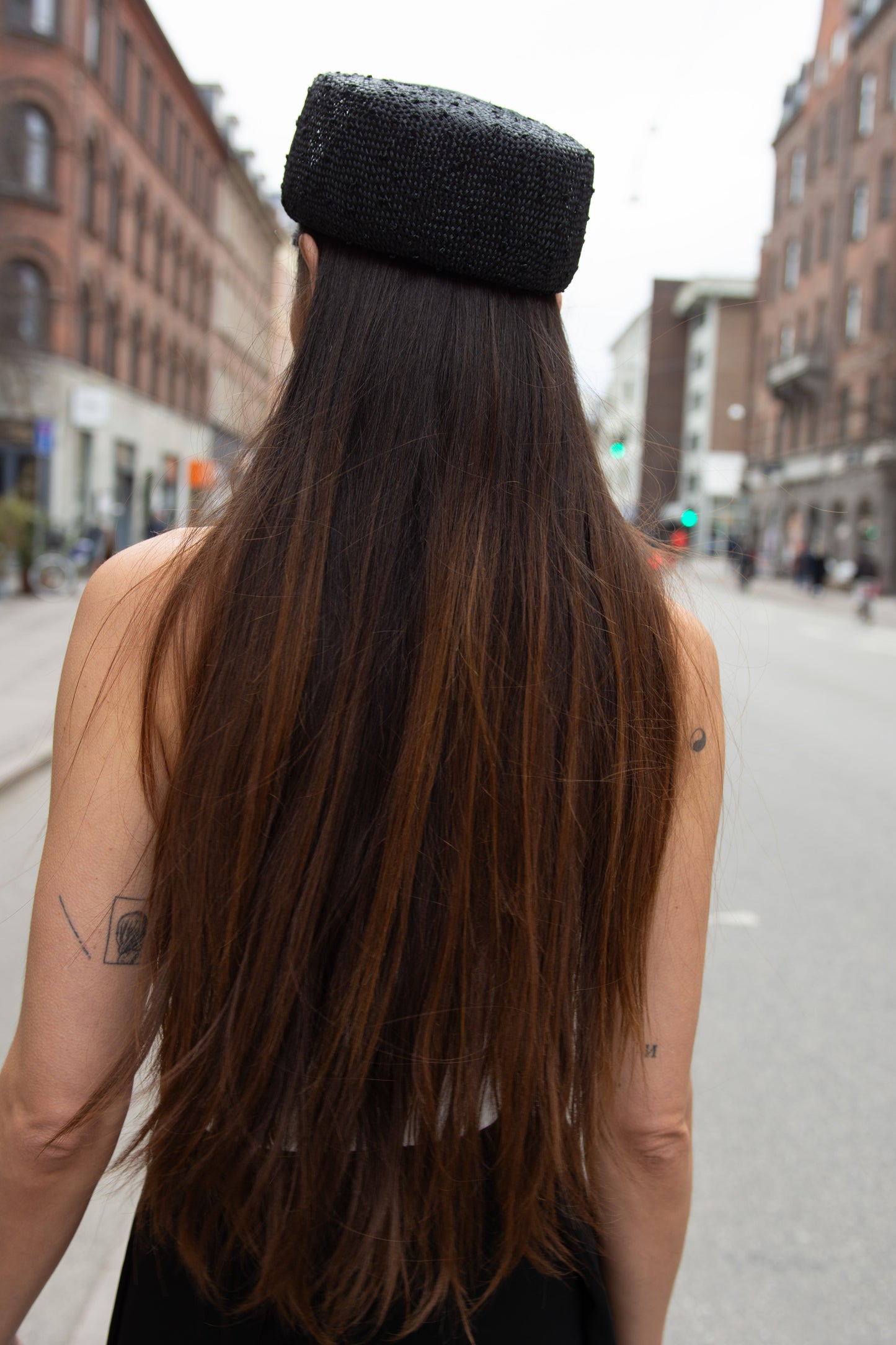 Gigi Burris, Lauren Hat, Black Knotted