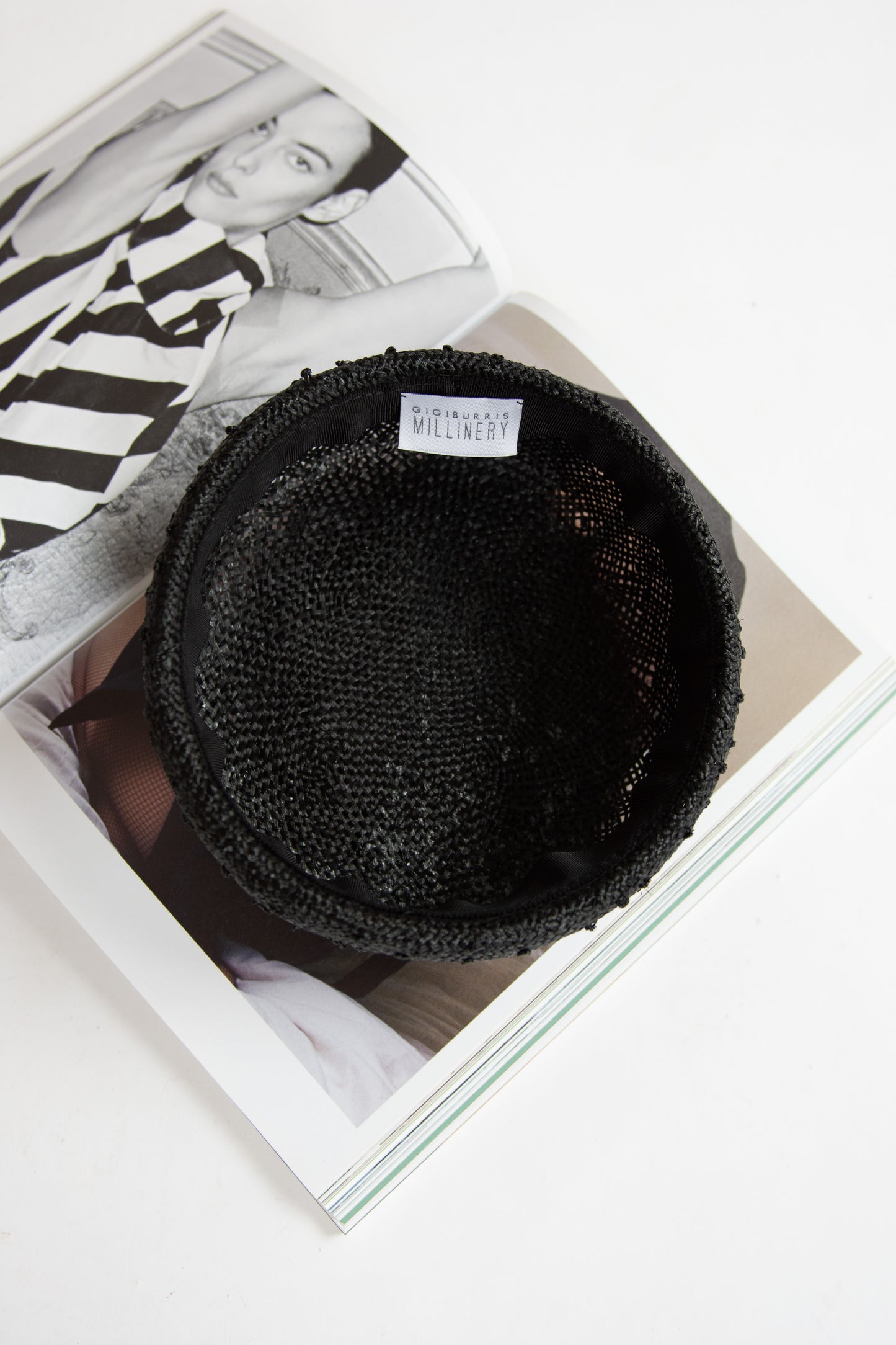Gigi Burris, Lauren Hat, Black Knotted
