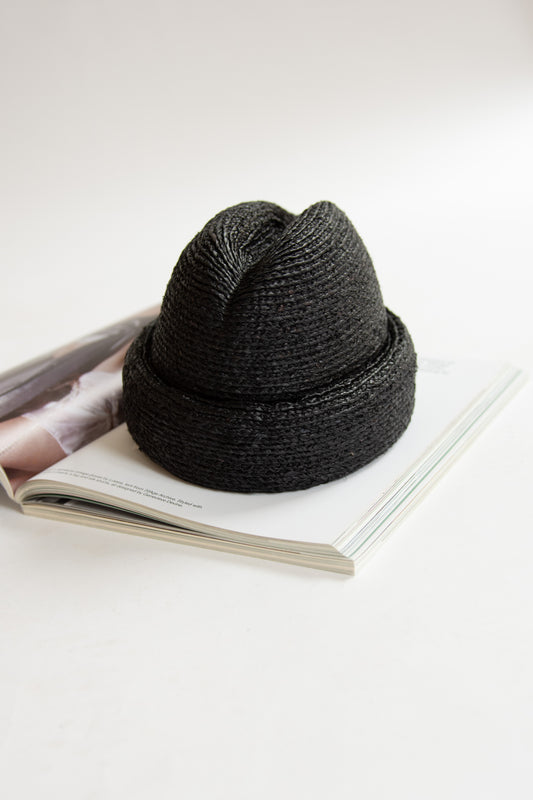 Gigi Burris, Sharina Hat, Black Raffia