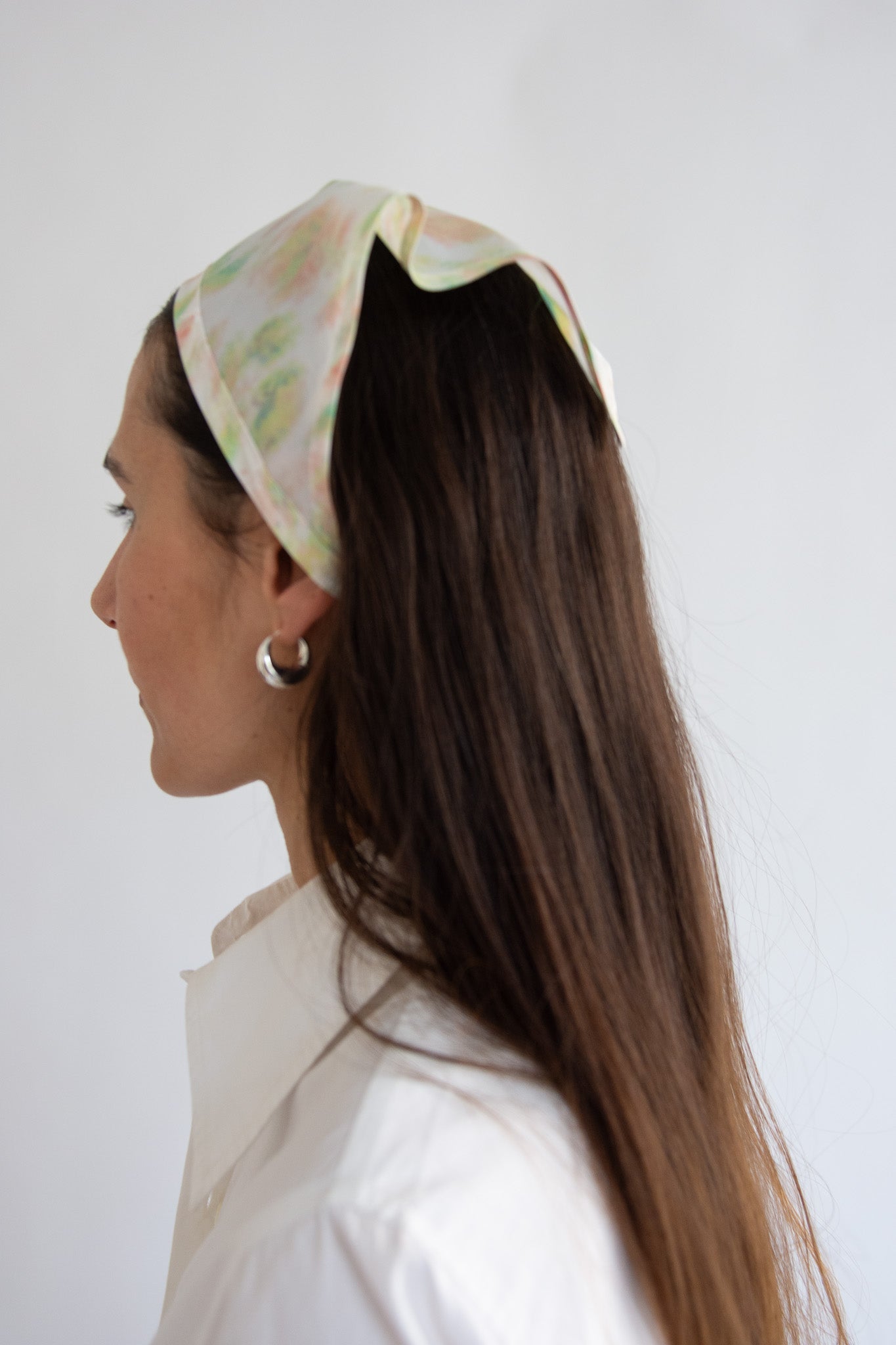 MR. LARKIN, Wilma Triangle Scarf,  Abstract Floral