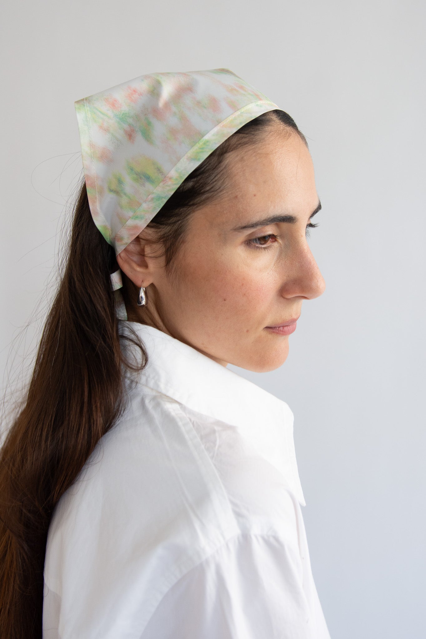 MR. LARKIN, Wilma Triangle Scarf,  Abstract Floral