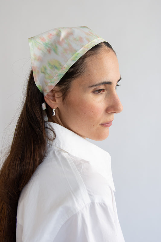 MR. LARKIN, Wilma Triangle Scarf,  Abstract Floral