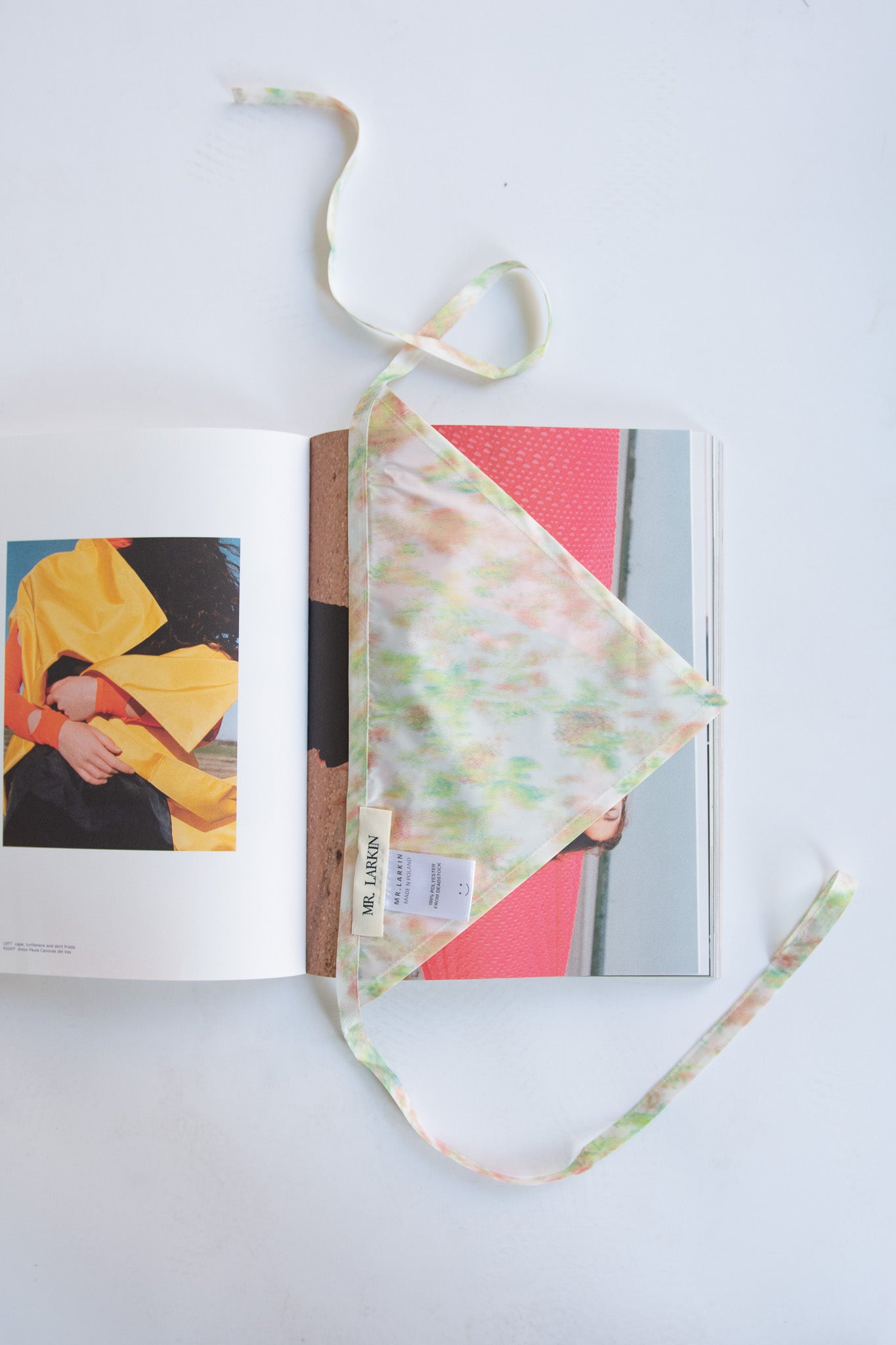 MR. LARKIN, Wilma Triangle Scarf,  Abstract Floral