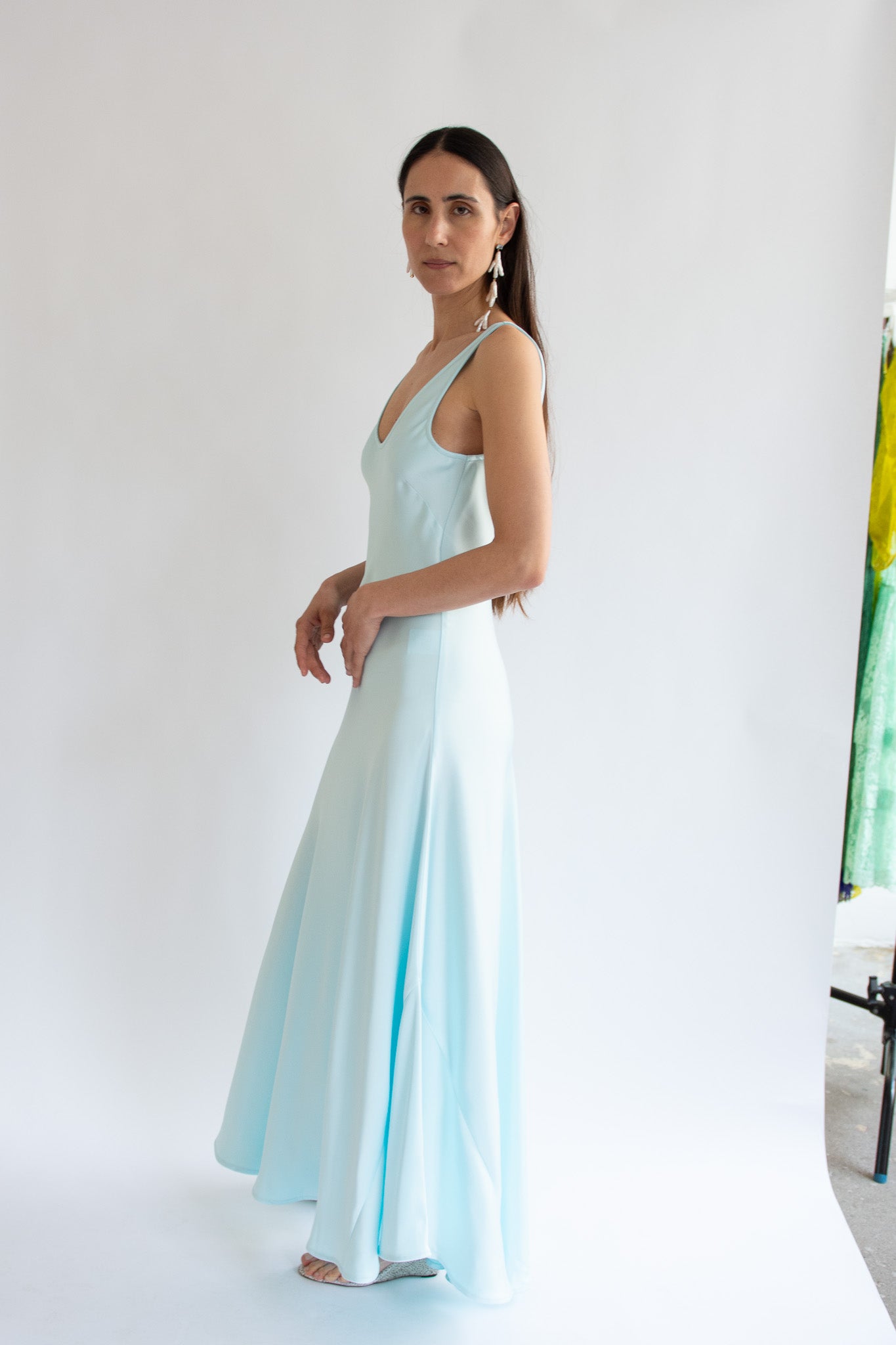 MR. LARKIN, Lee Slip Dress, Artic