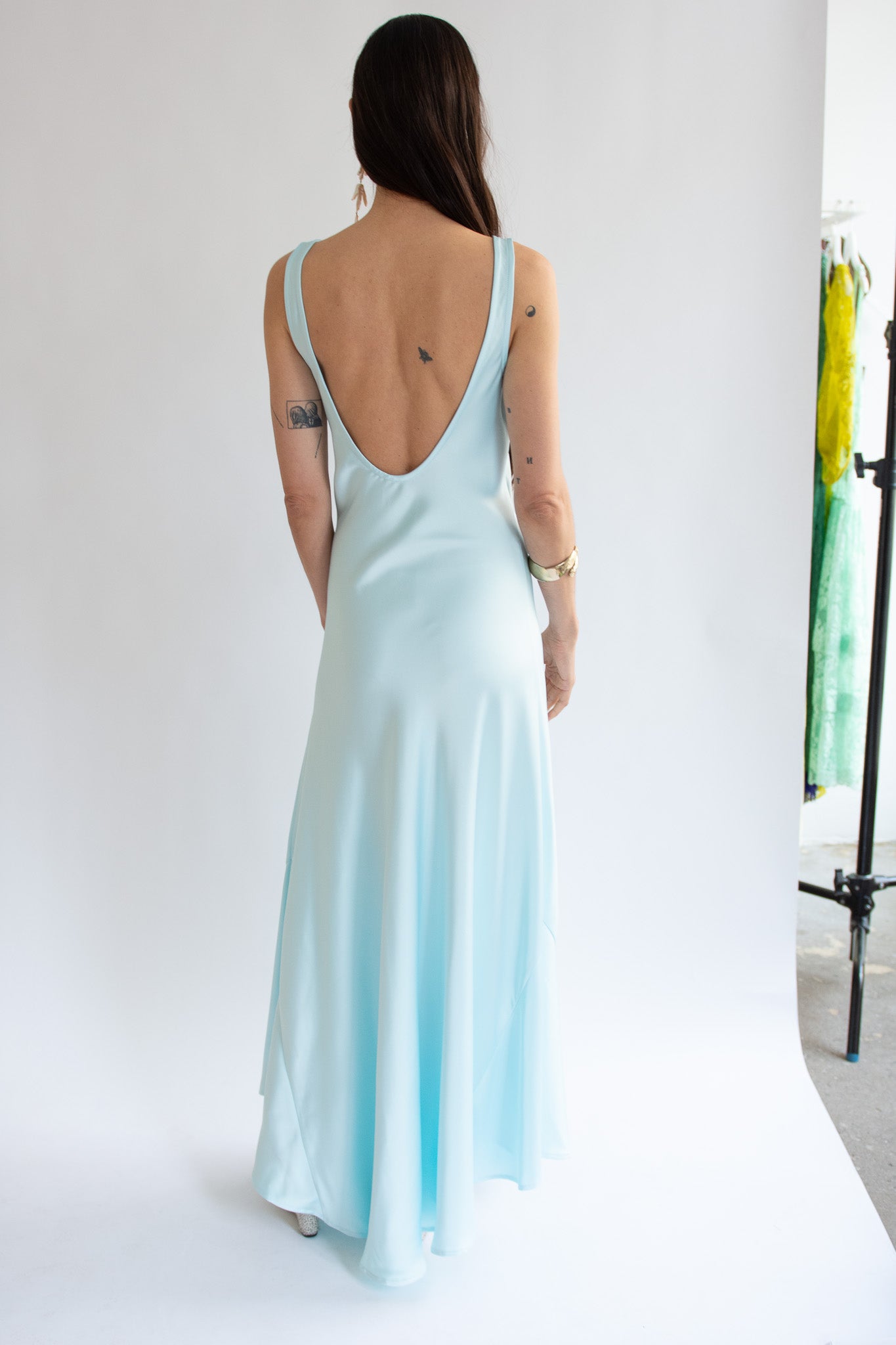 MR. LARKIN, Lee Slip Dress, Artic