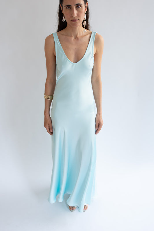 MR. LARKIN, Lee Slip Dress, Artic