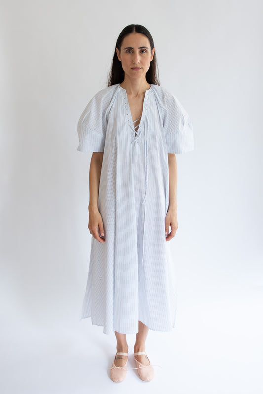 MR. LARKIN, Maya Dress, Baby Blue Grey